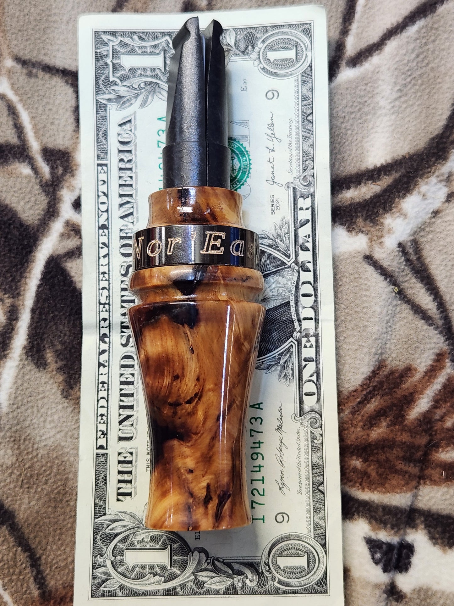 Russian olive burl wood crow Call
