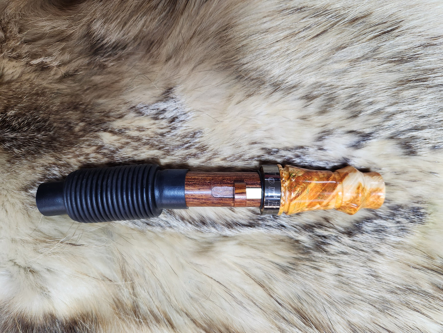 Box elder burl adjustable deer grunt call