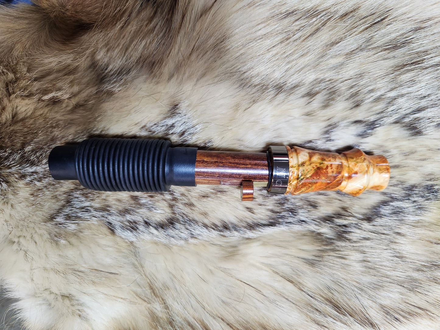 Box elder burl adjustable deer grunt call