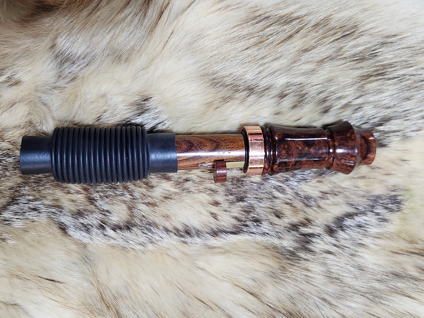 Honduran rosewood adjustable deer grunt call