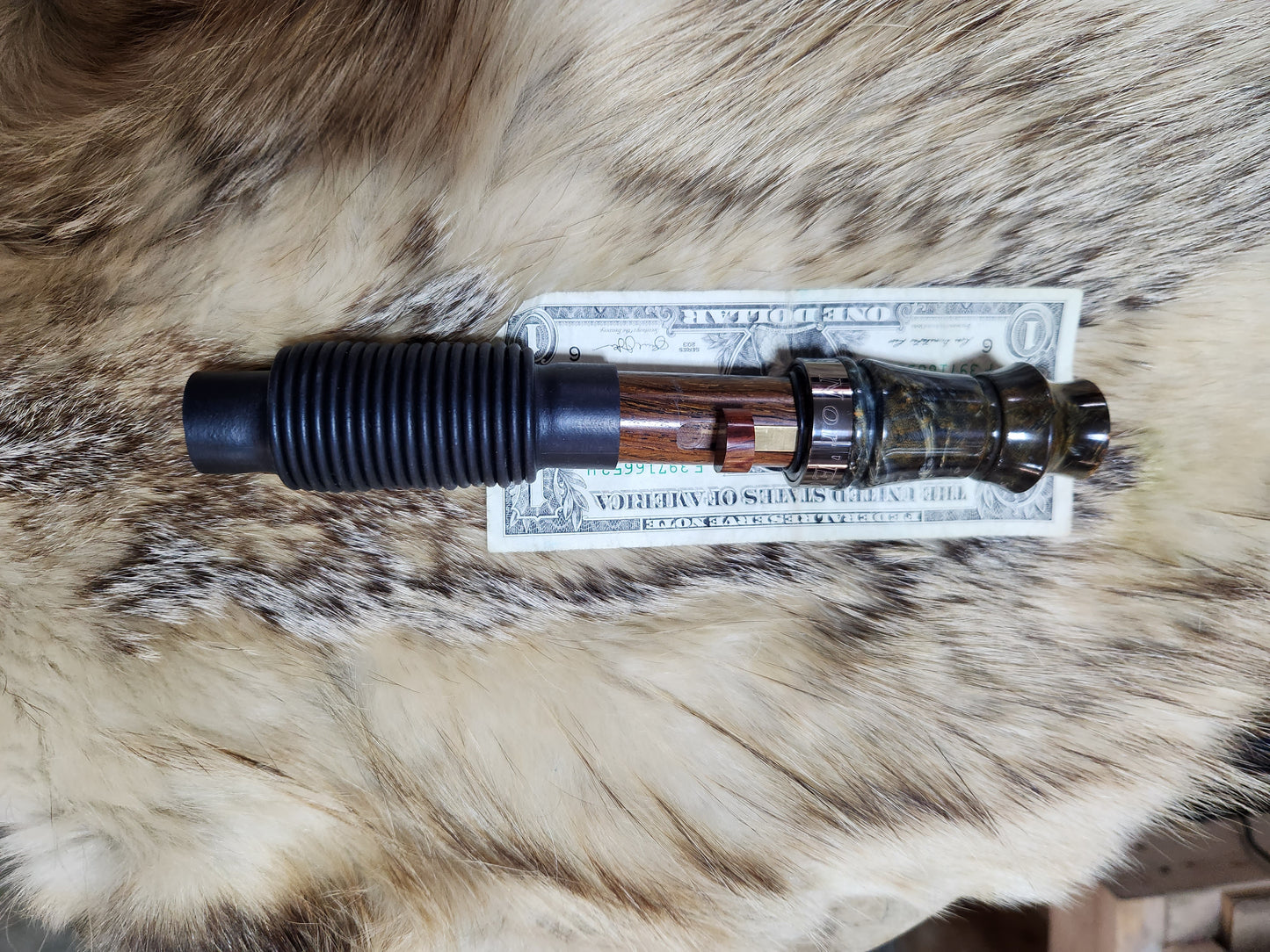 Boxelder burl adjustable deer grunt call