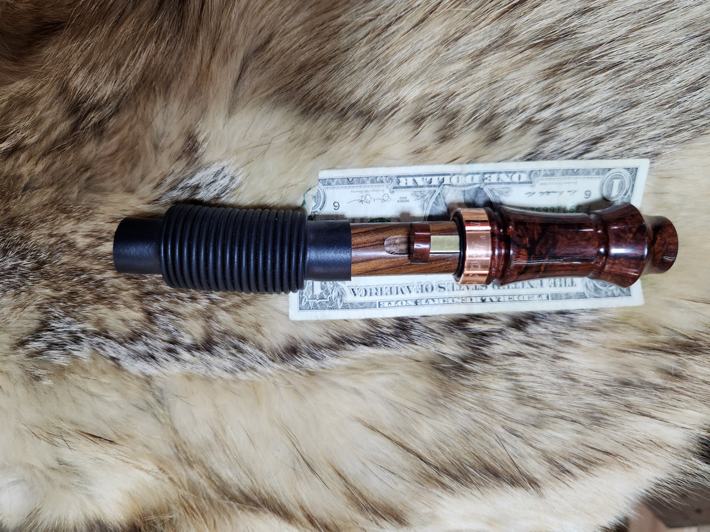 Honduran rosewood adjustable deer grunt call