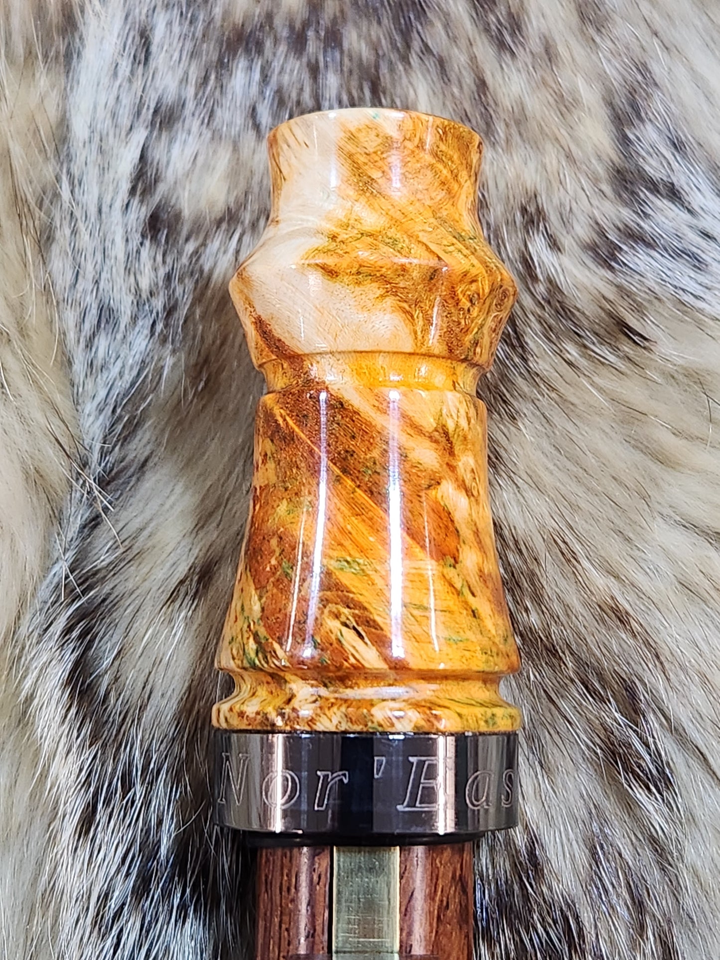 Box elder burl adjustable deer grunt call