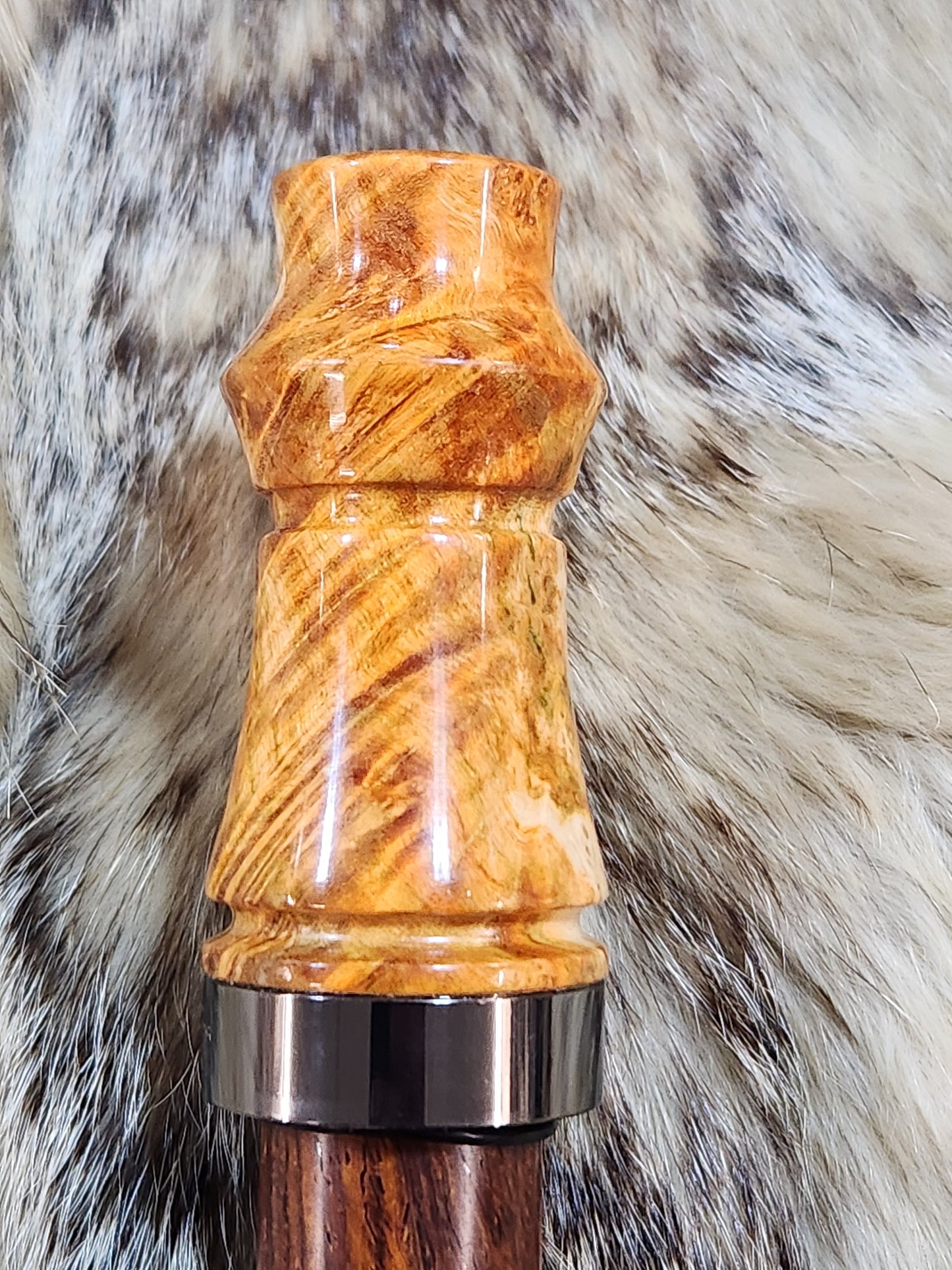 Box elder burl adjustable deer grunt call