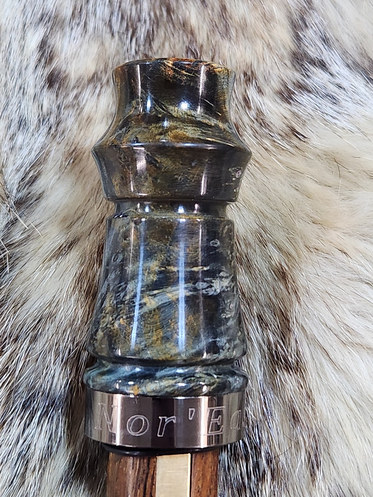 Boxelder burl adjustable deer grunt call