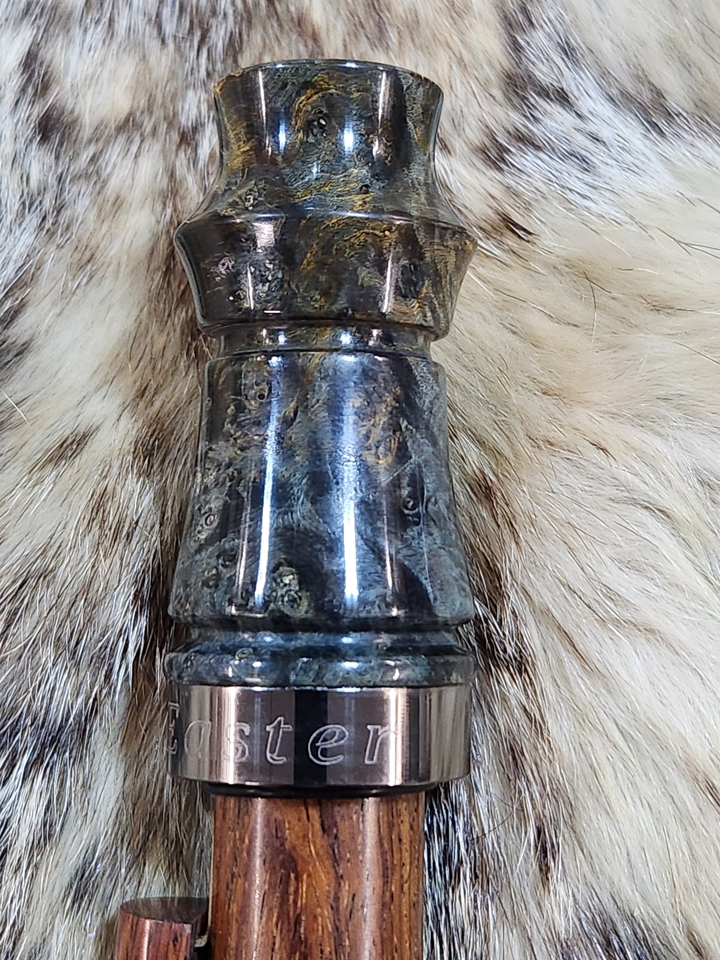 Boxelder burl adjustable deer grunt call