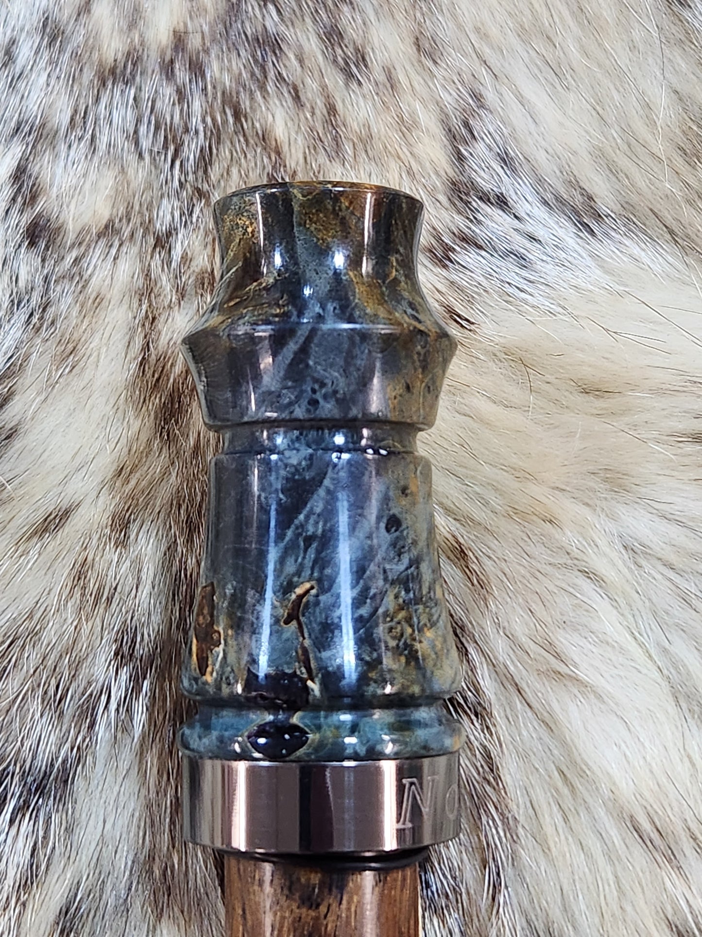 Boxelder burl adjustable deer grunt call