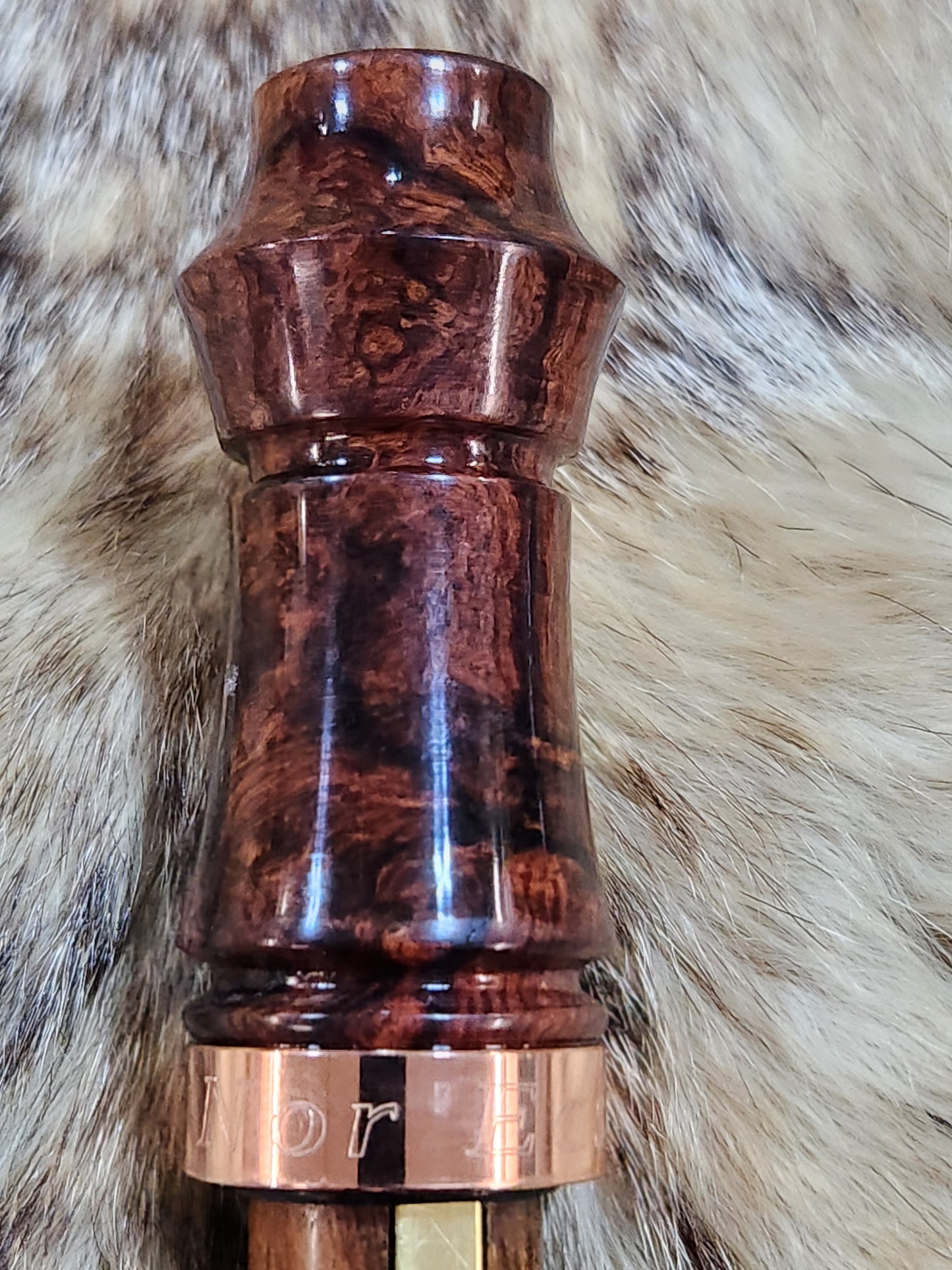 Honduran rosewood adjustable deer grunt call
