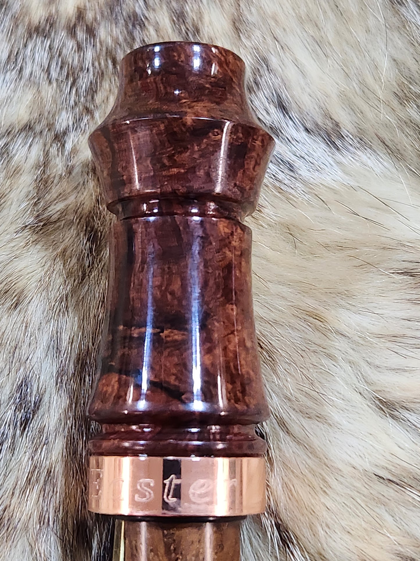 Honduran rosewood adjustable deer grunt call