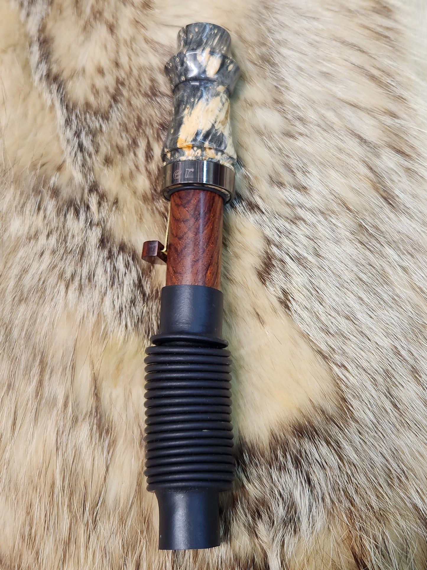 Boxelder burl adjustable deer grunt call