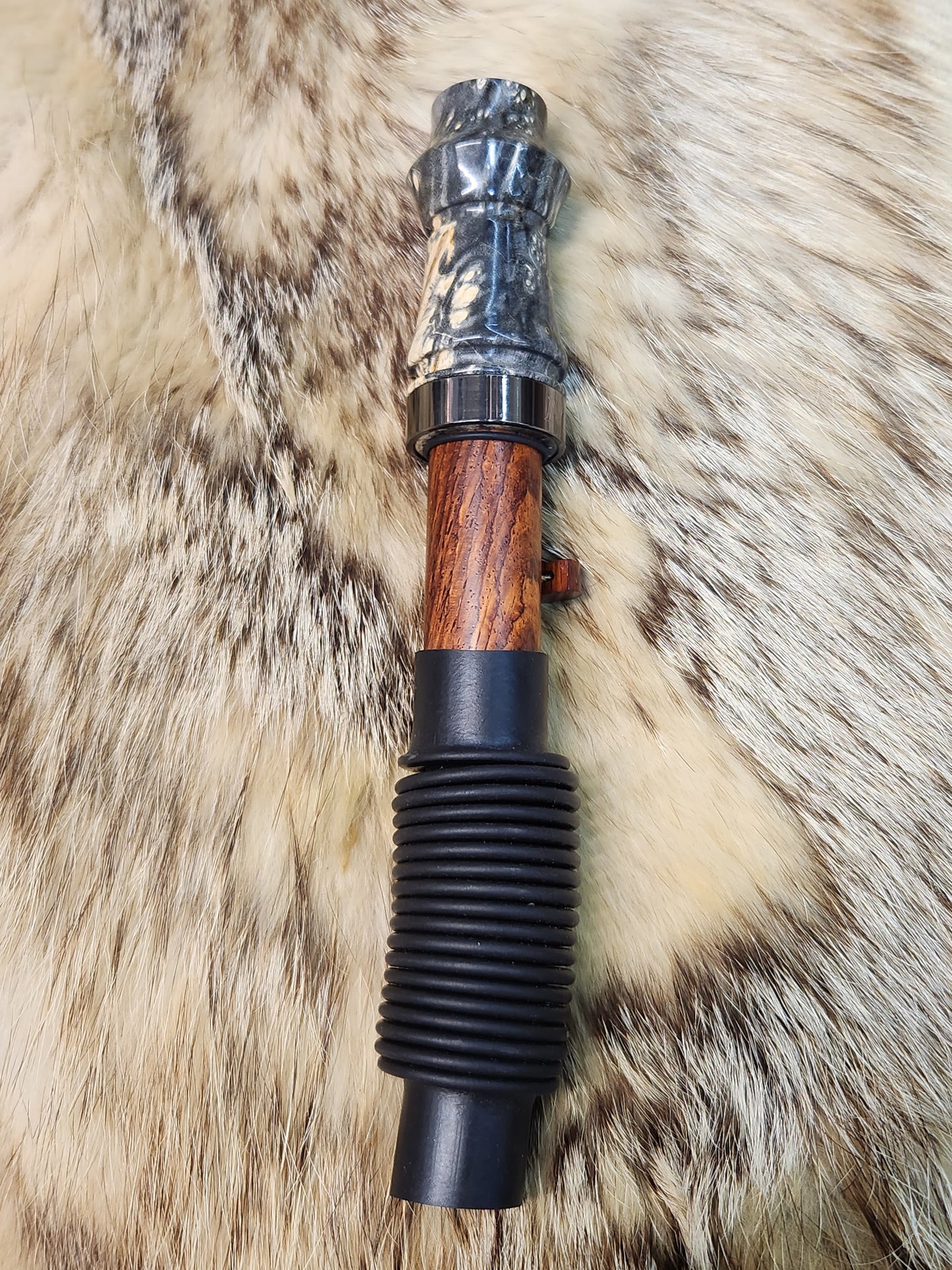 Boxelder burl adjustable deer grunt call