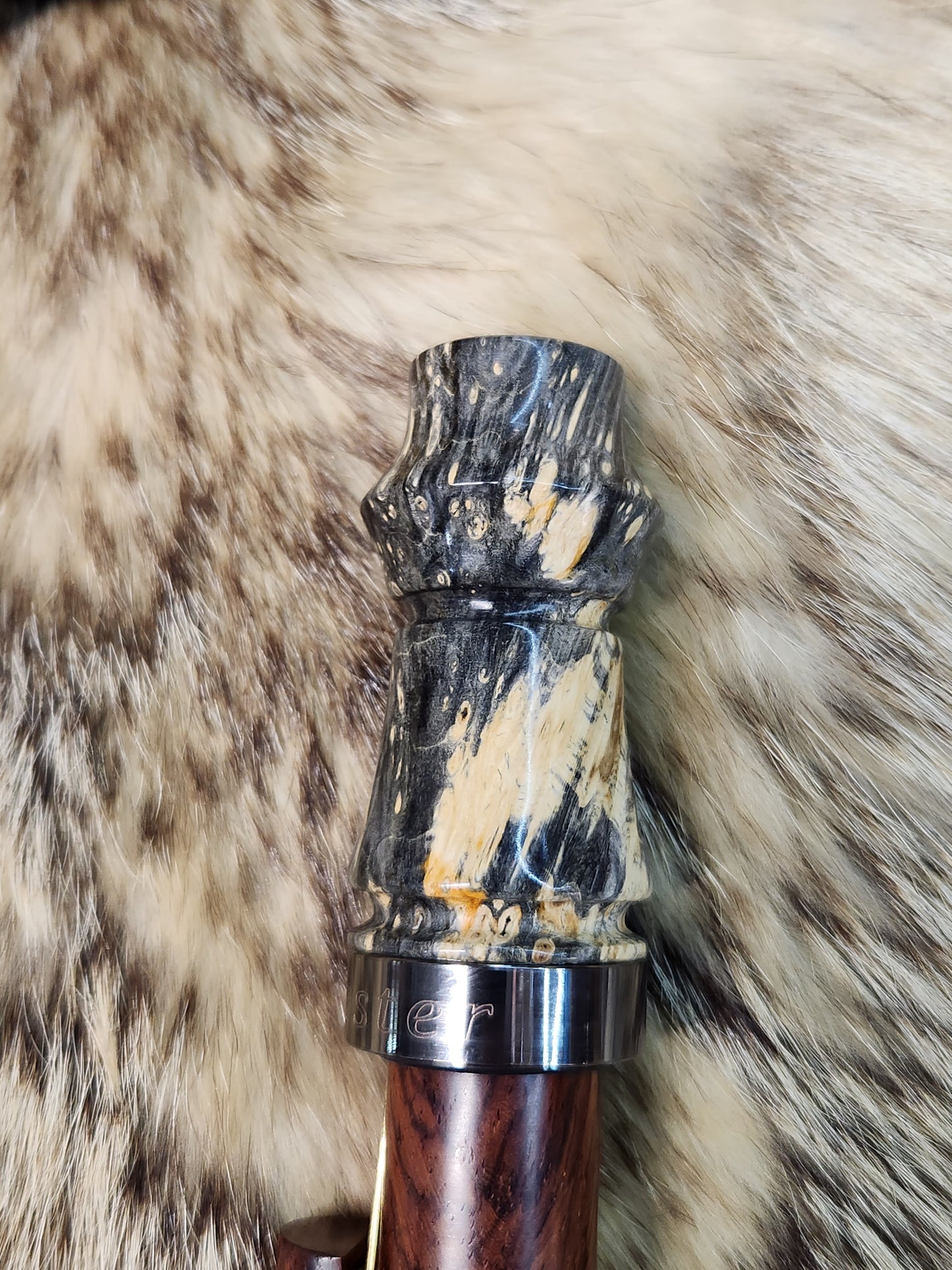 Boxelder burl adjustable deer grunt call