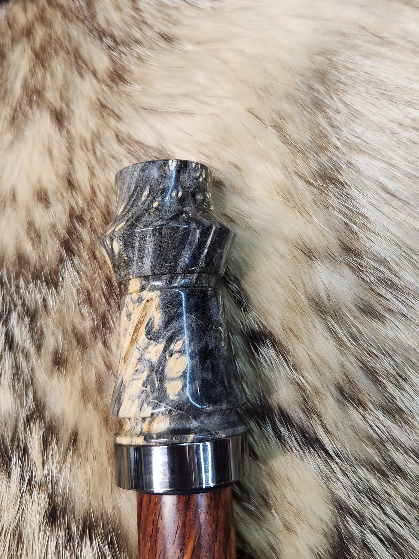 Boxelder burl adjustable deer grunt call