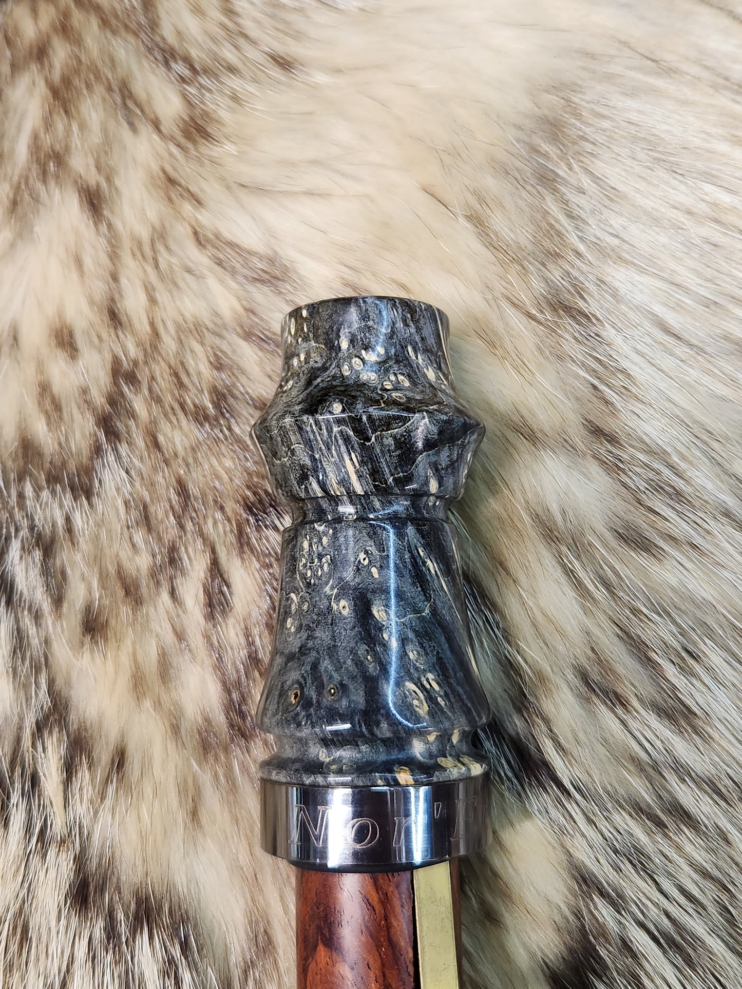 Boxelder burl adjustable deer grunt call