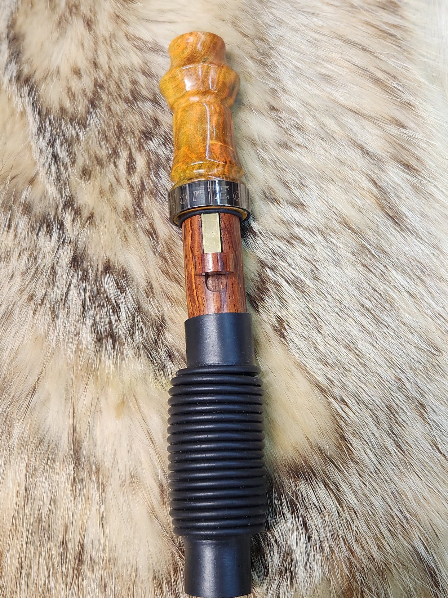 Boxelder burl adjustable deer grunt call