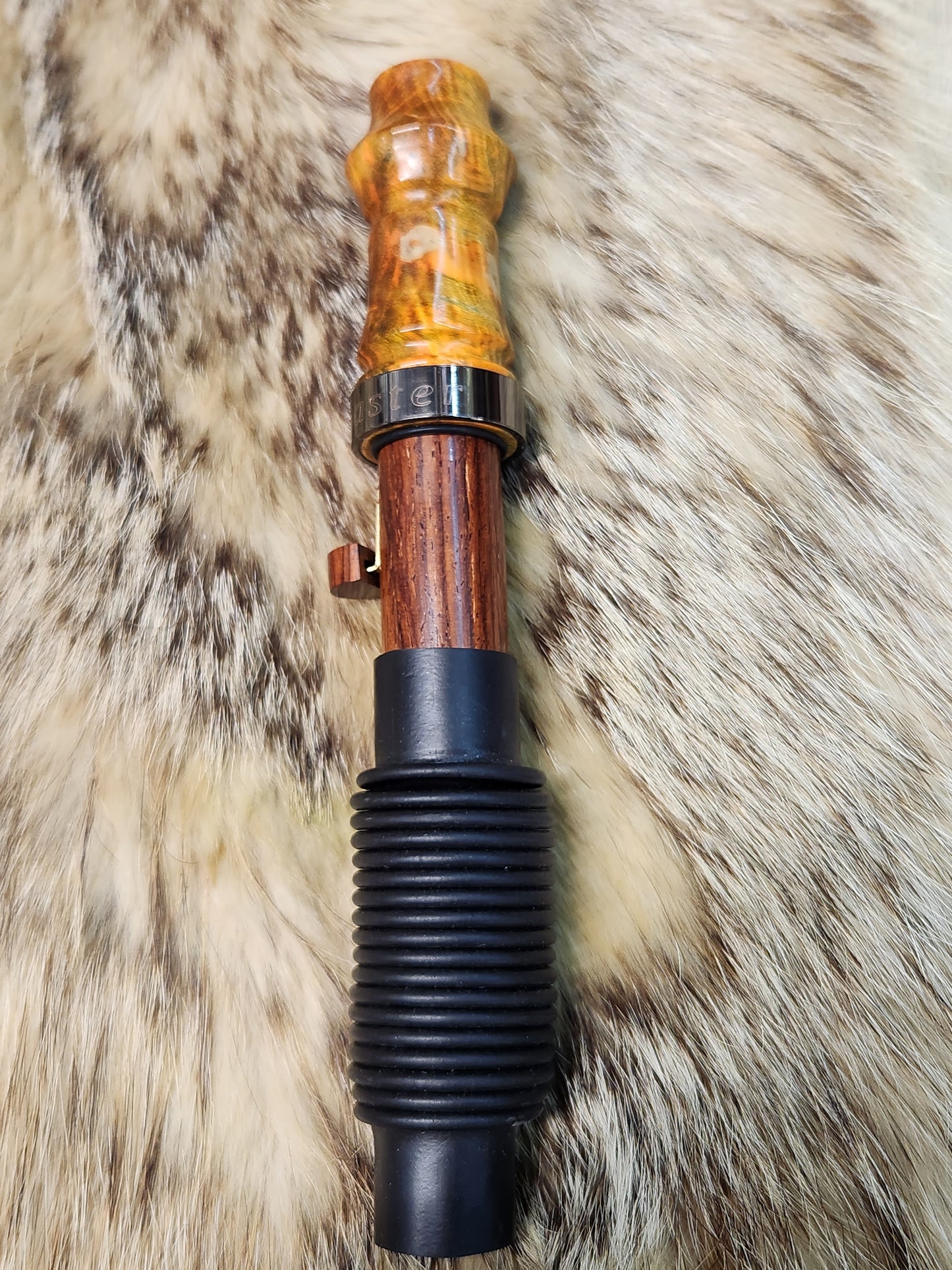 Boxelder burl adjustable deer grunt call