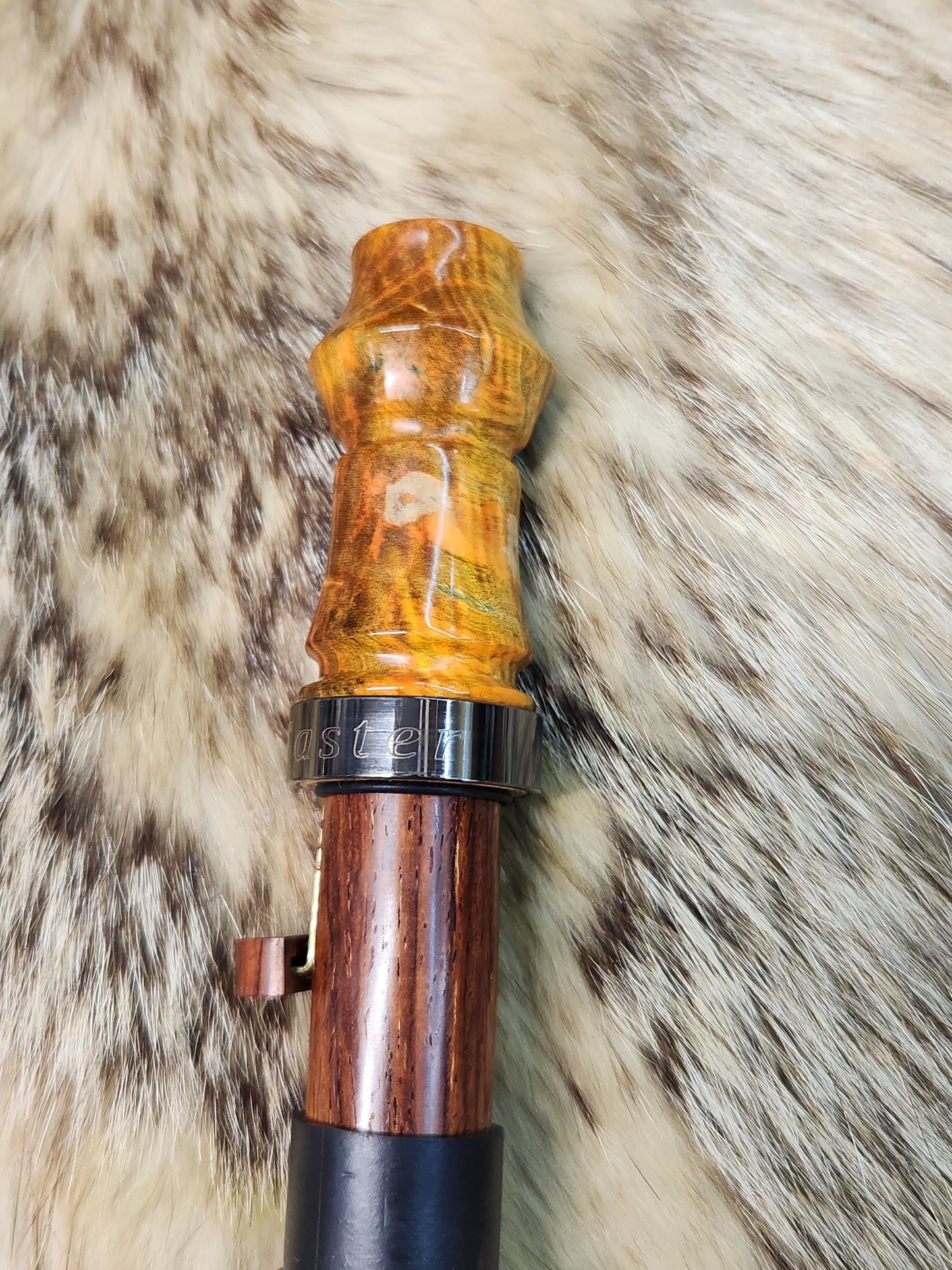 Boxelder burl adjustable deer grunt call