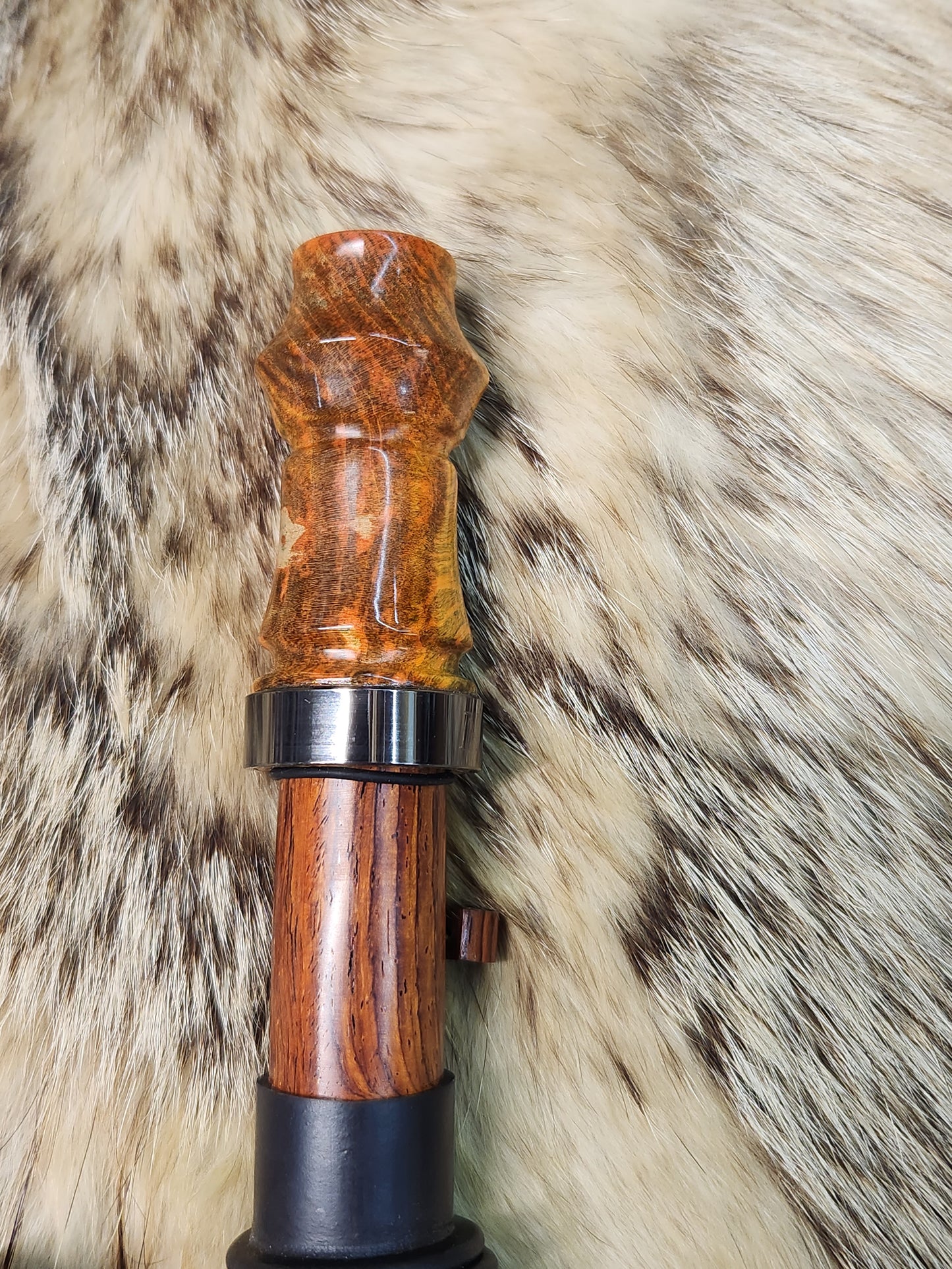 Boxelder burl adjustable deer grunt call