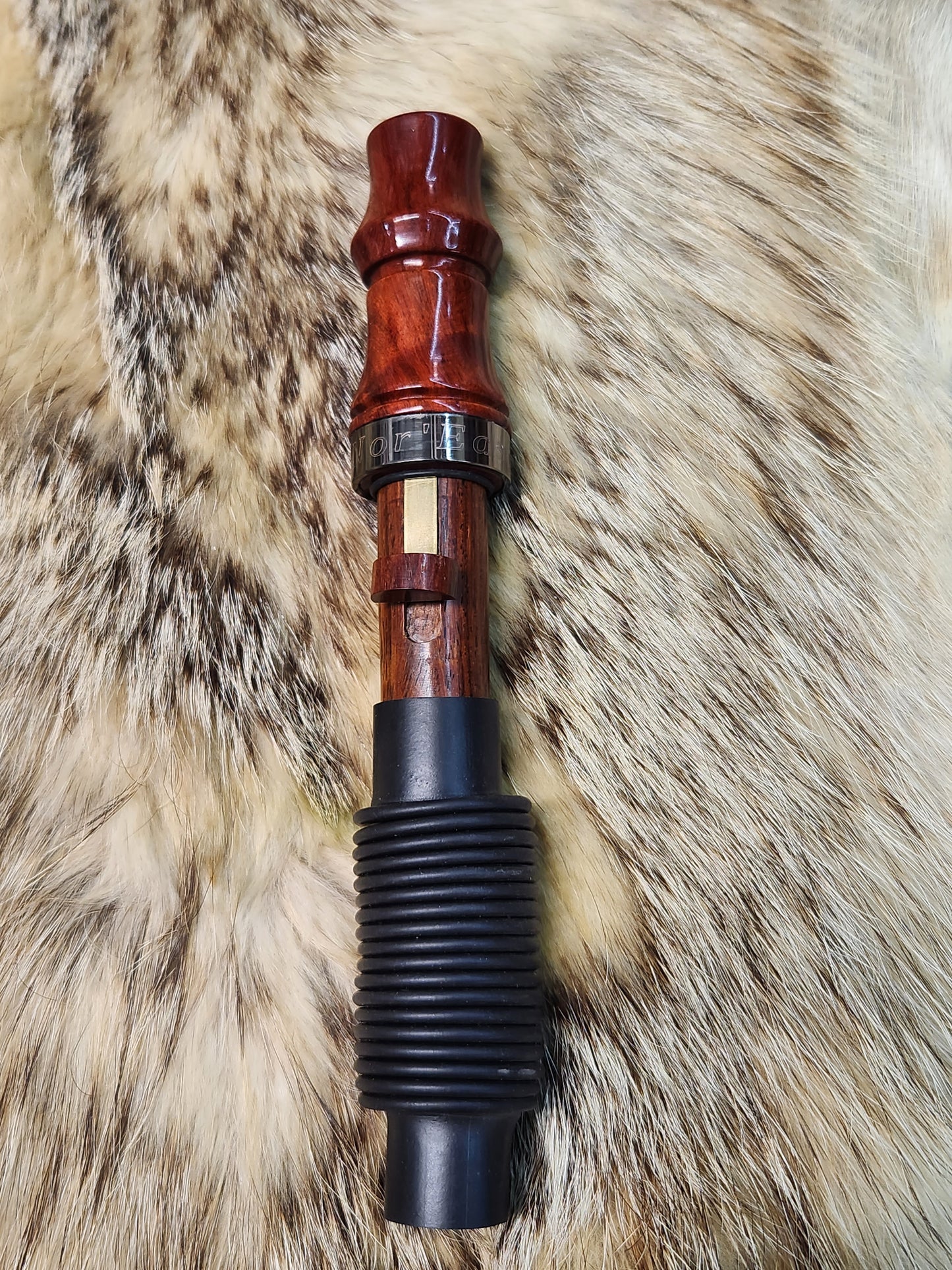 Blood wood burl adjustable deer grunt call