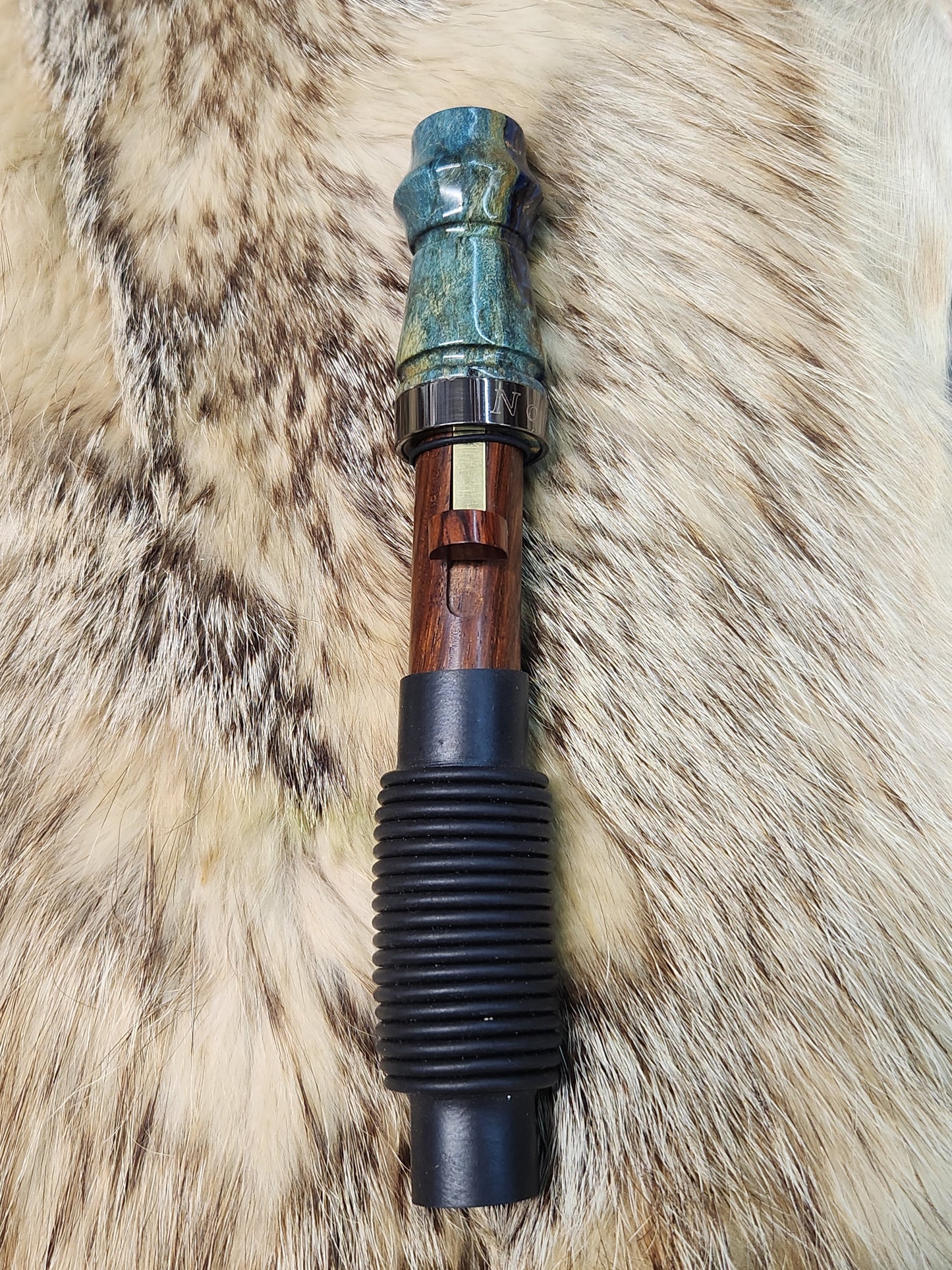 Maple burl adjustable deer grunt call