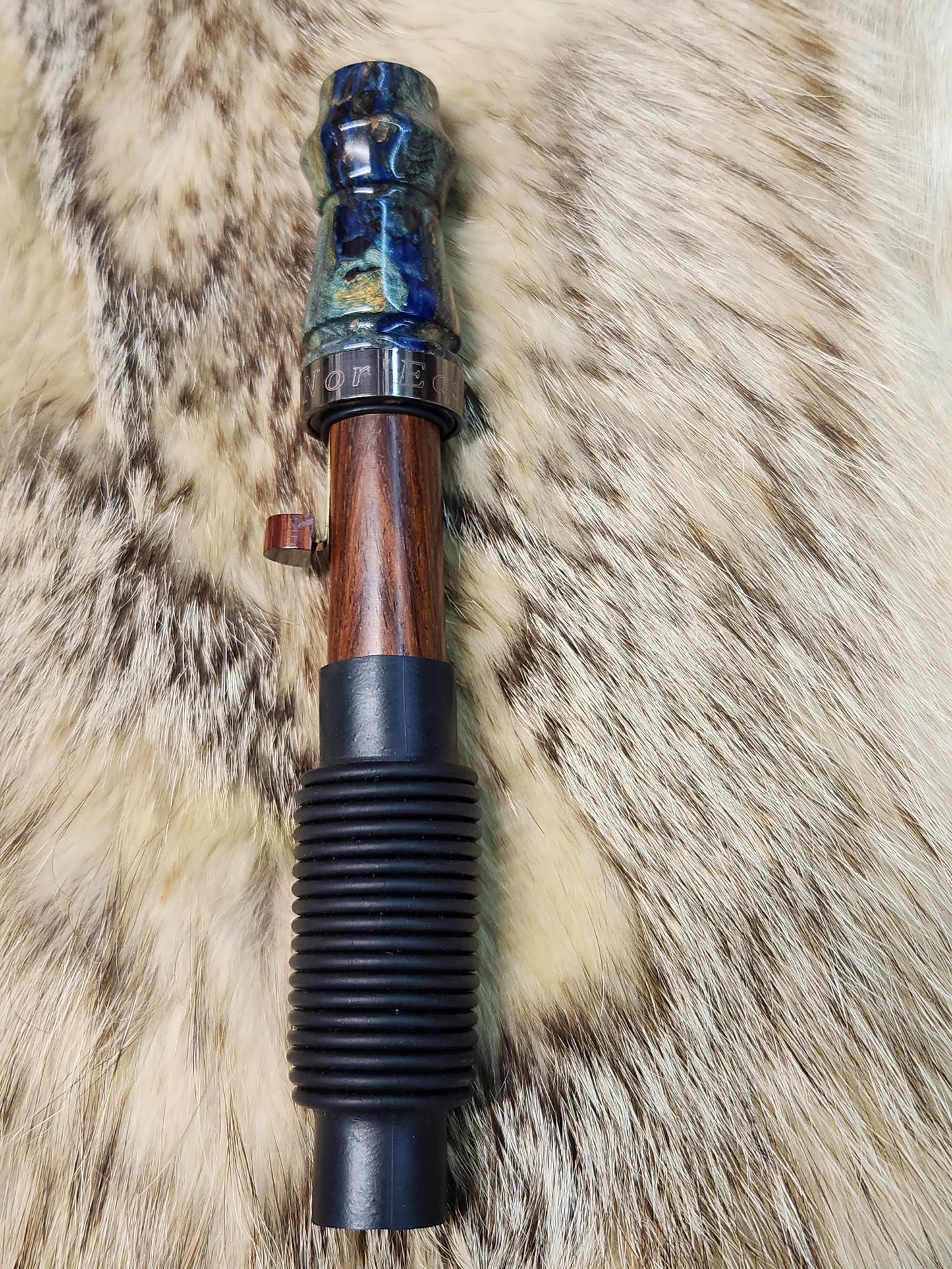 Maple burl adjustable deer grunt call