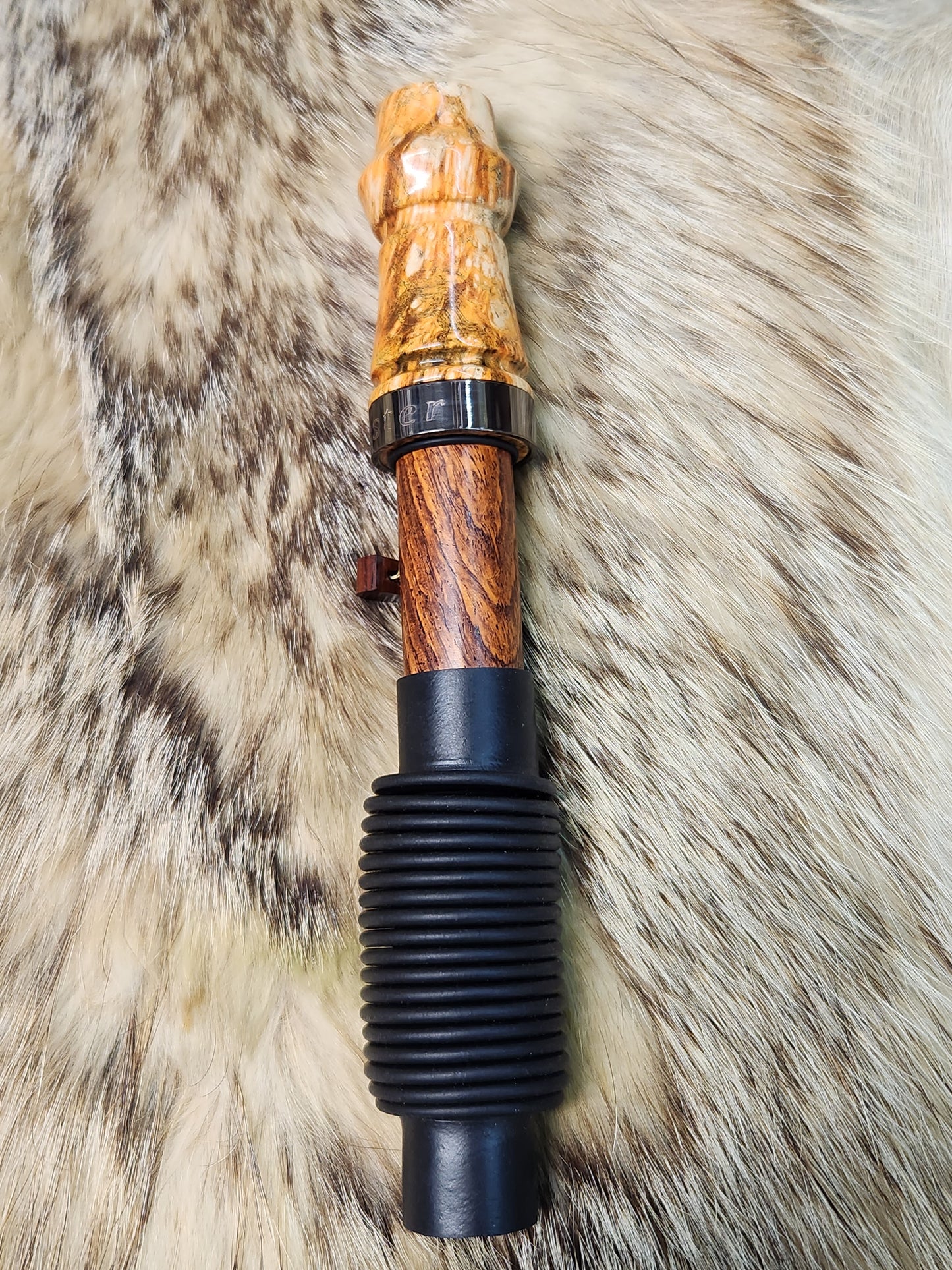Boxelder burl adjustable deer grunt call