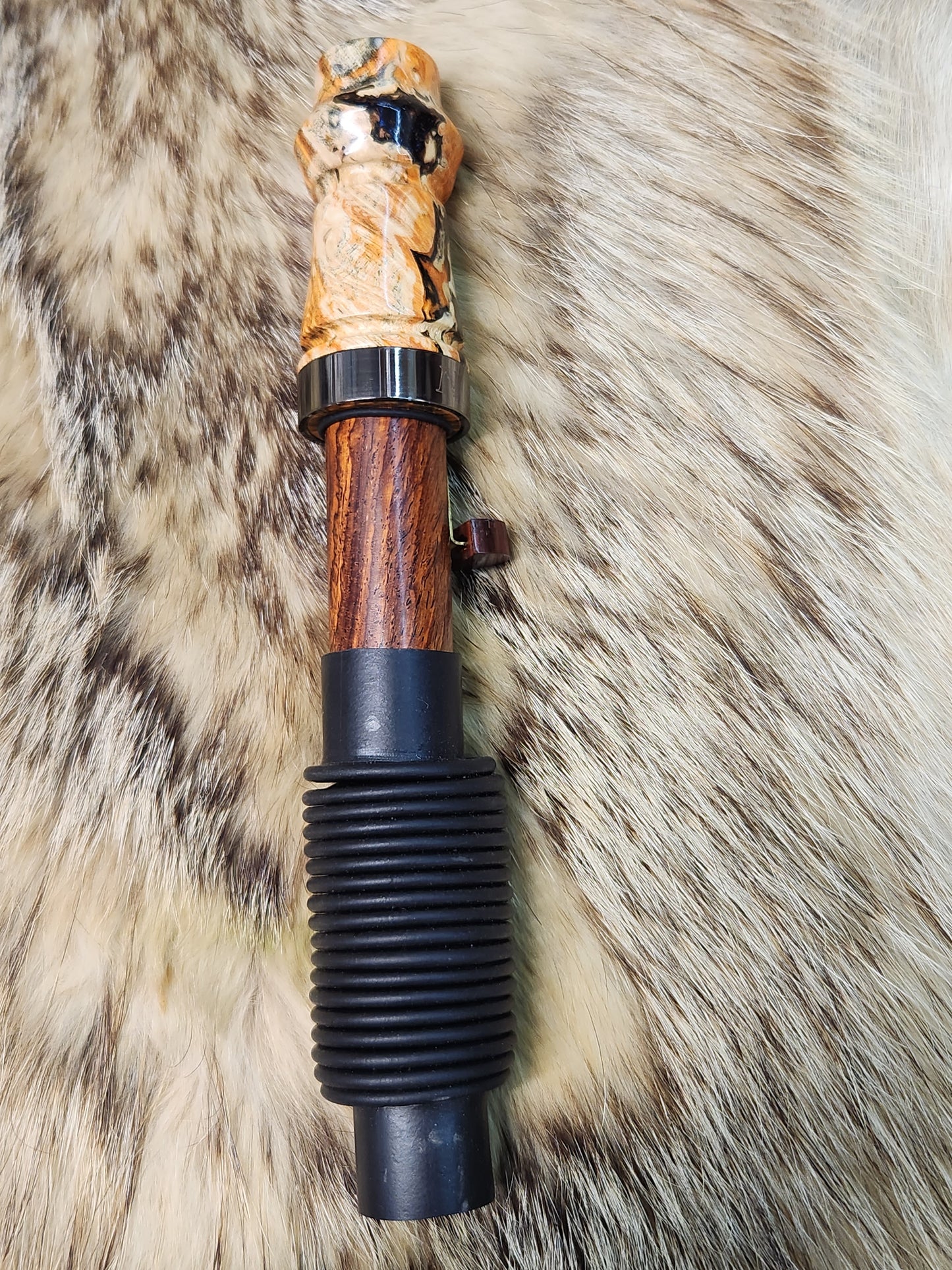 Boxelder burl adjustable deer grunt call