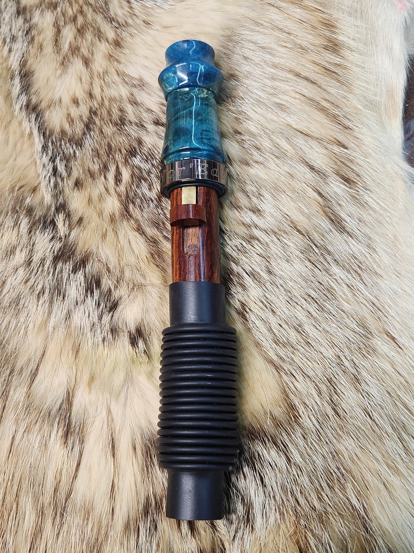 Maple burl adjustable deer grunt call