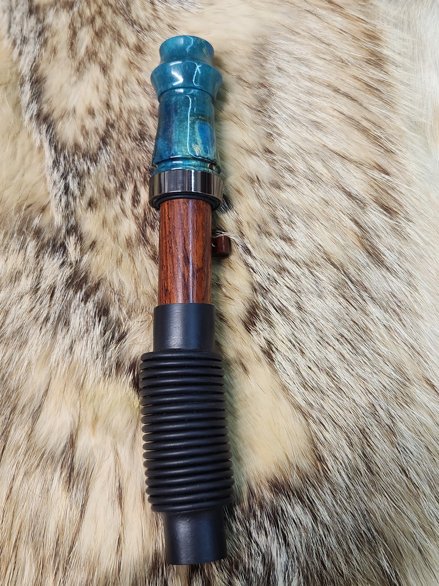 Maple burl adjustable deer grunt call