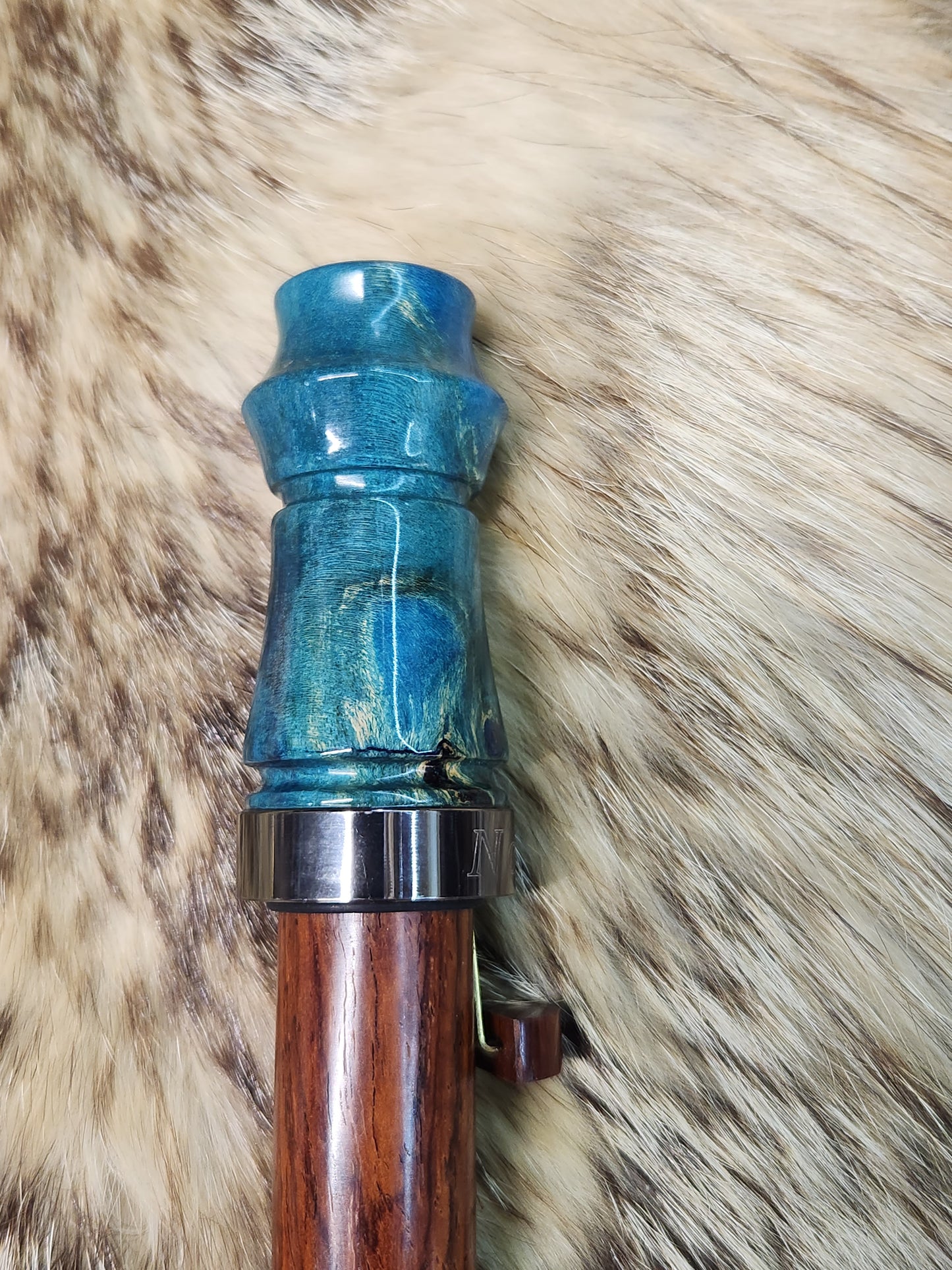 Maple burl adjustable deer grunt call