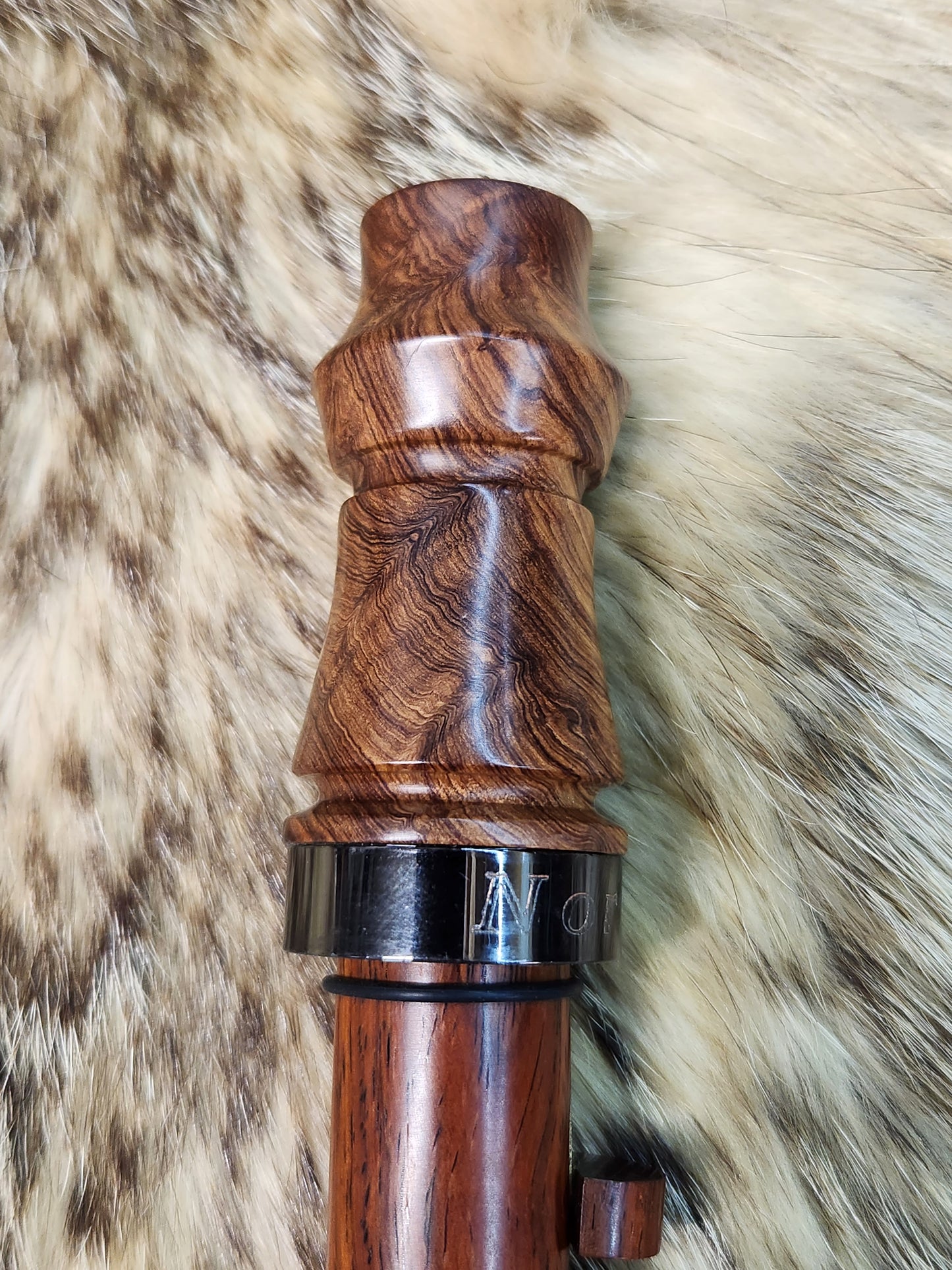 Honduran rose wood adjustable deer grunt call
