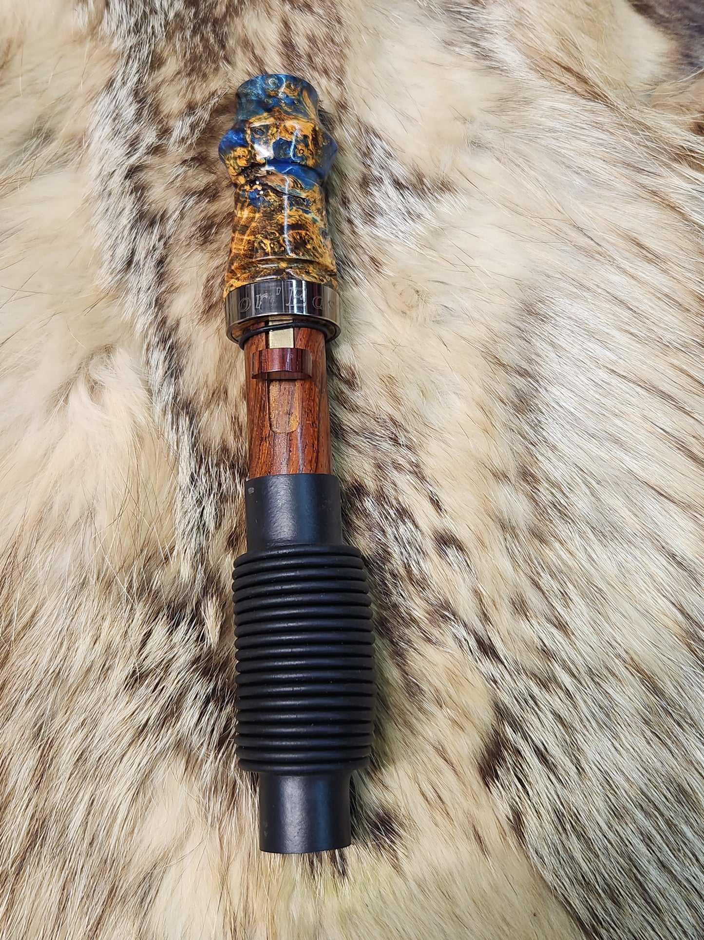 Boxelder burl adjustable deer grunt call