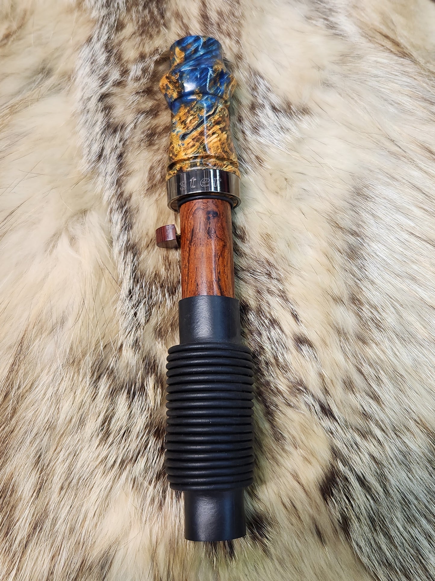 Boxelder burl adjustable deer grunt call