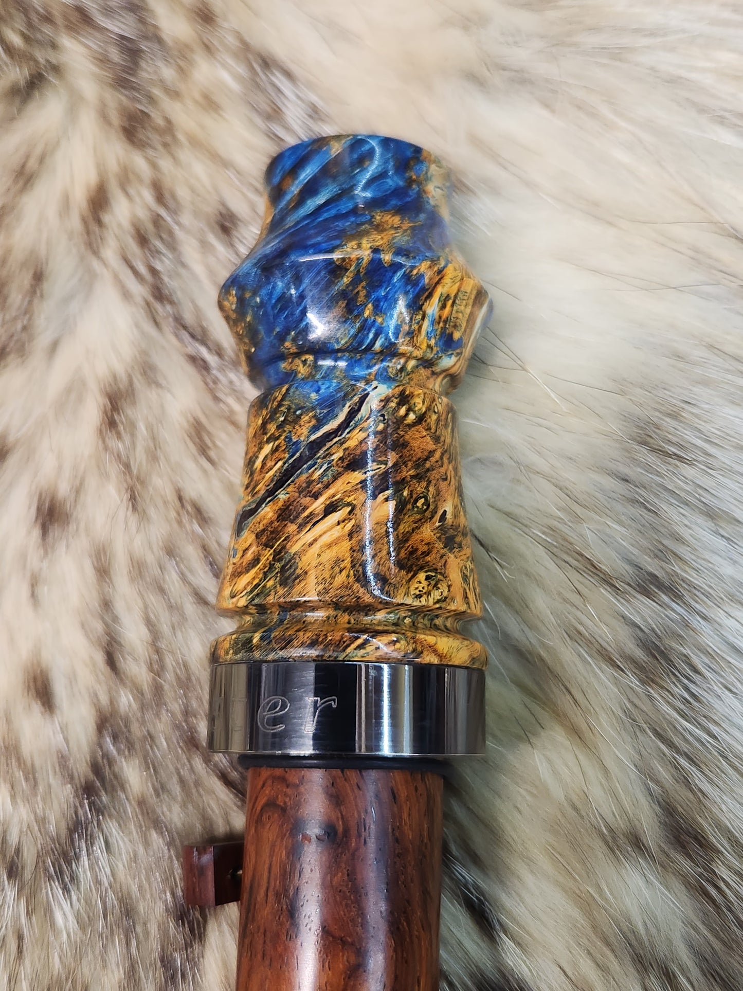 Boxelder burl adjustable deer grunt call