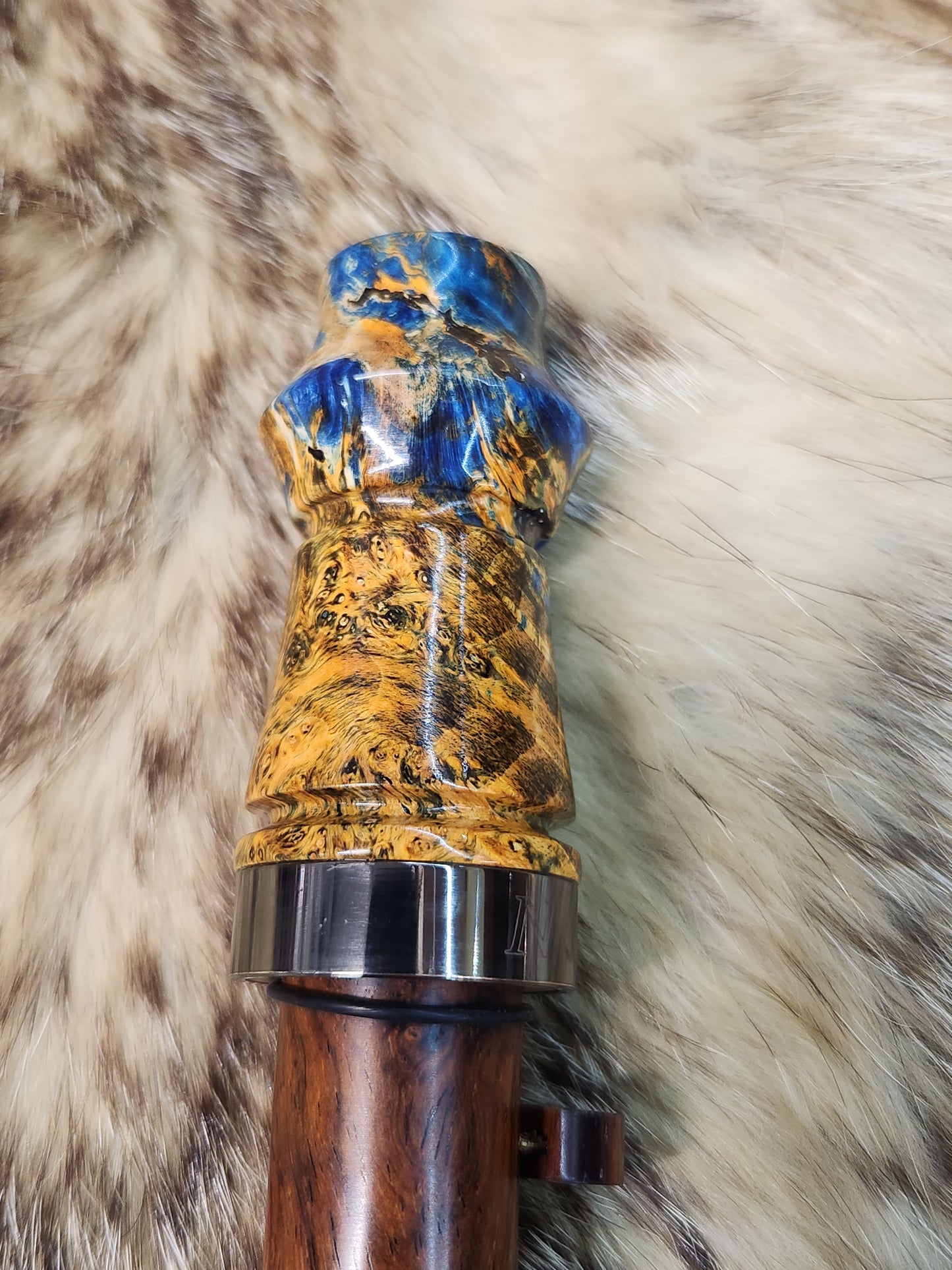 Boxelder burl adjustable deer grunt call