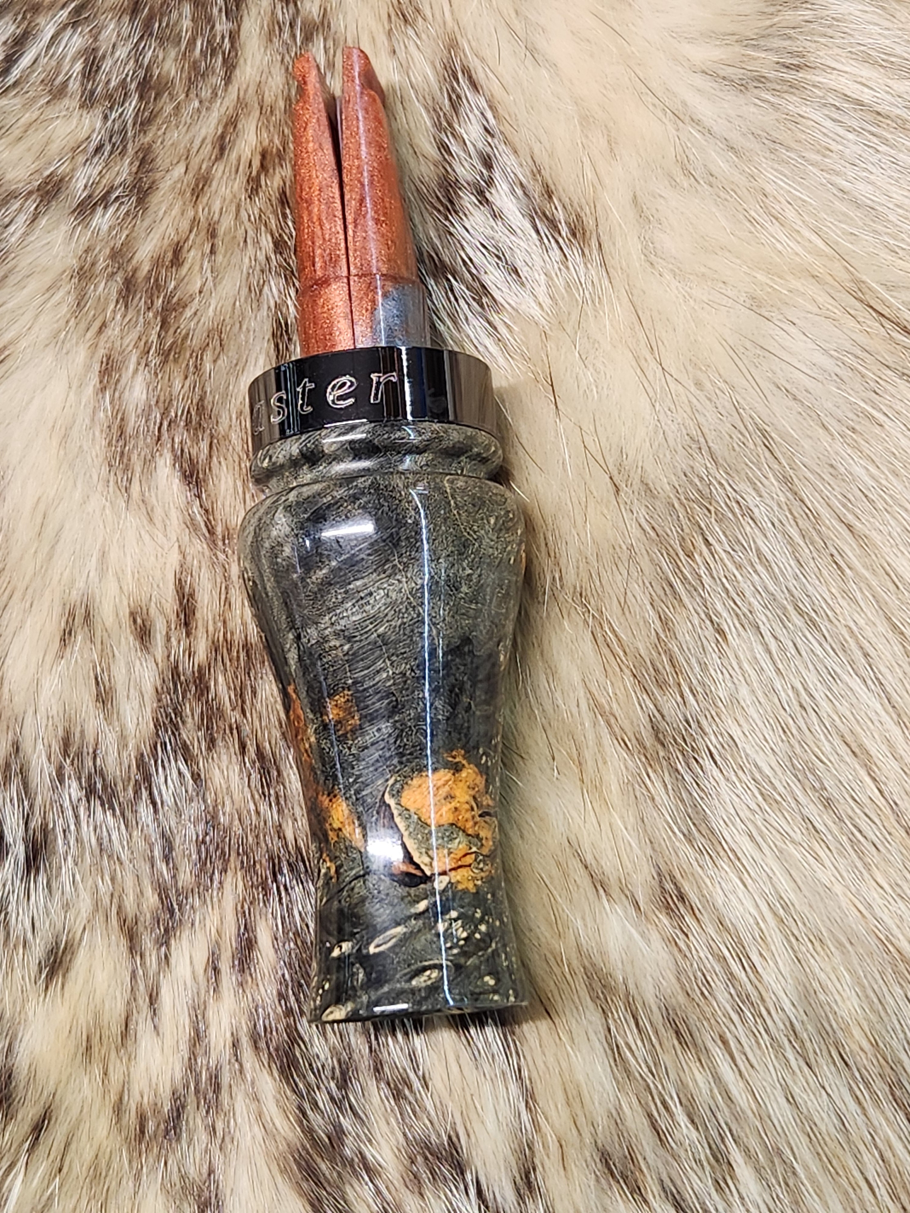 Hand Turned Boxelder Burl 2024 Goose Call