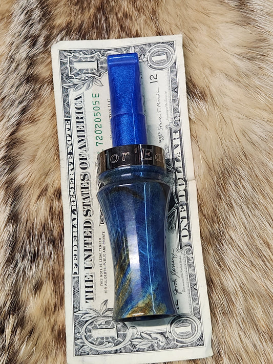 Stabilized maple burl wood crow call
