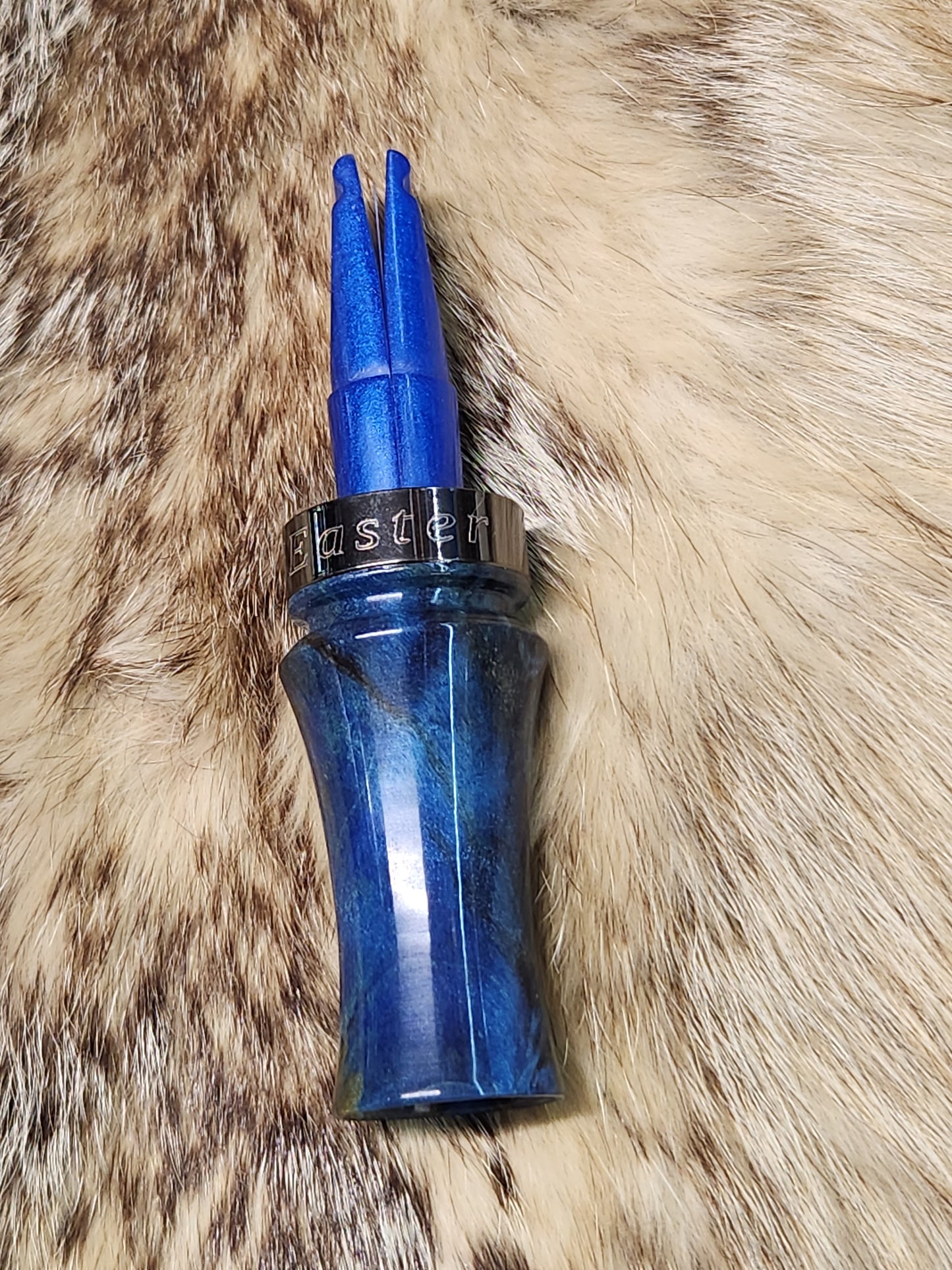 Stabilized maple burl wood crow call