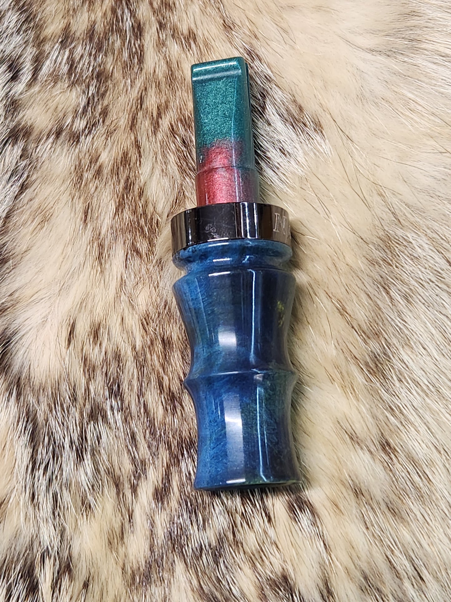 Stabilized maple burl crow call