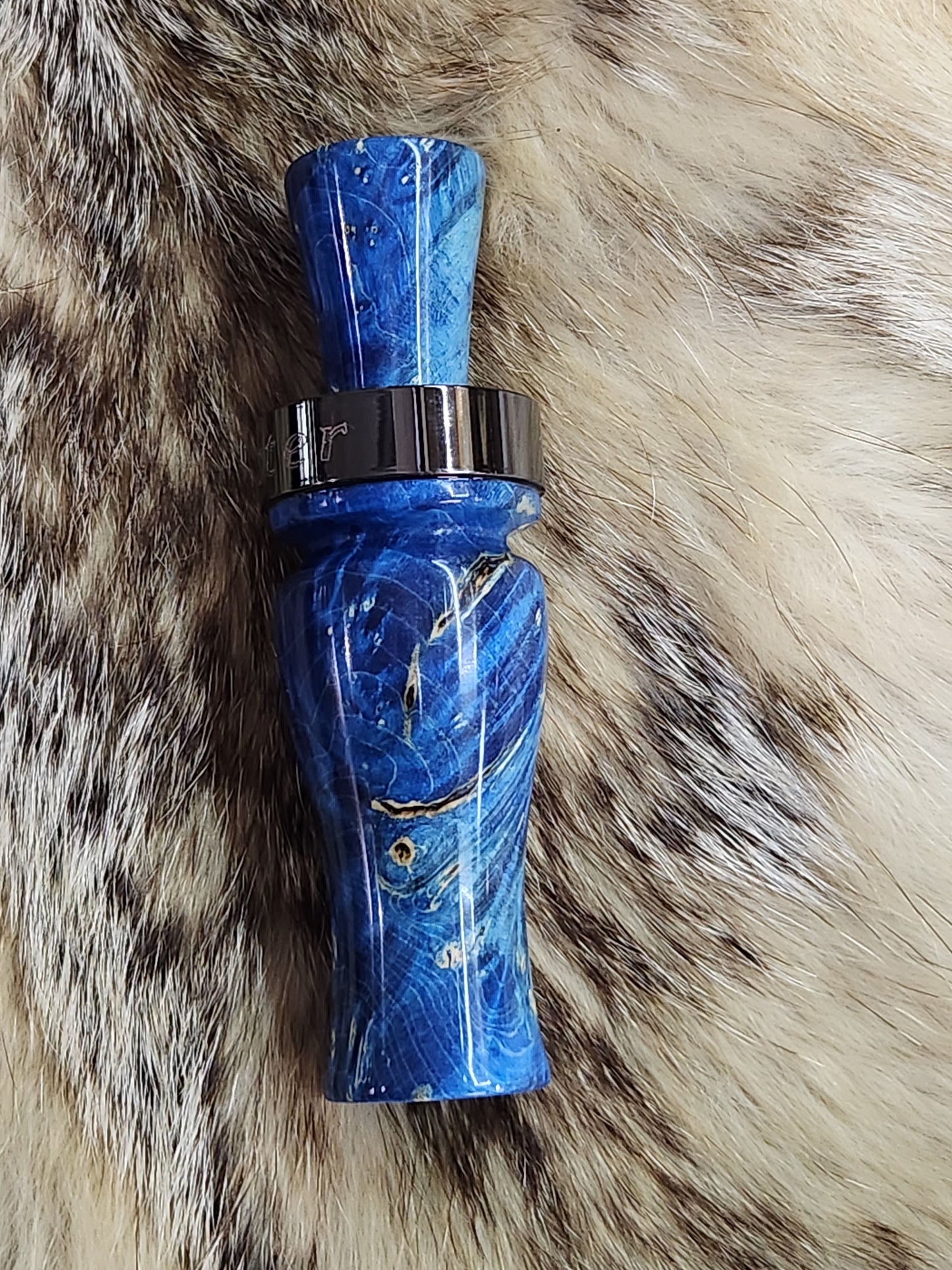 Stabilized and Dyed boxelder Wood duck & teal call