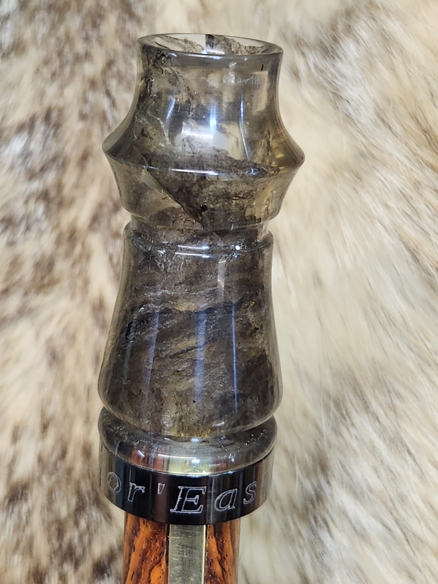 Real paper wasp nest in resin adjustable deer grunt call