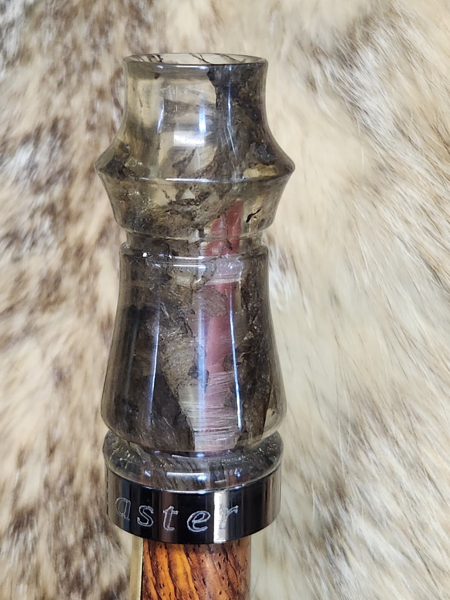 Real paper wasp nest in resin adjustable deer grunt call