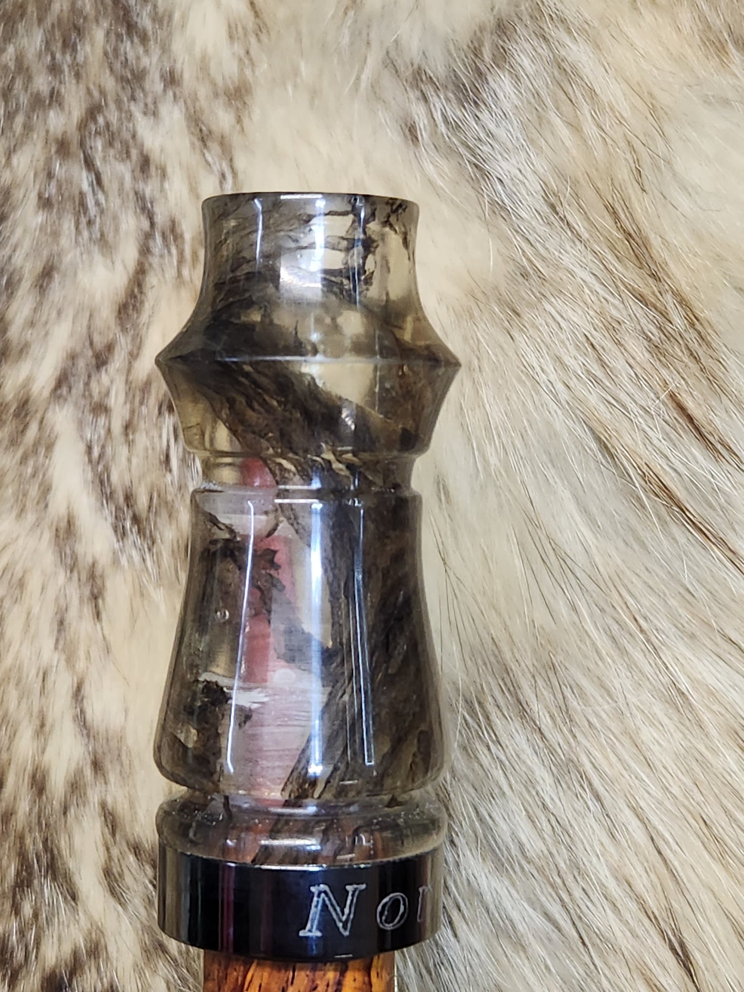 Real paper wasp nest in resin adjustable deer grunt call