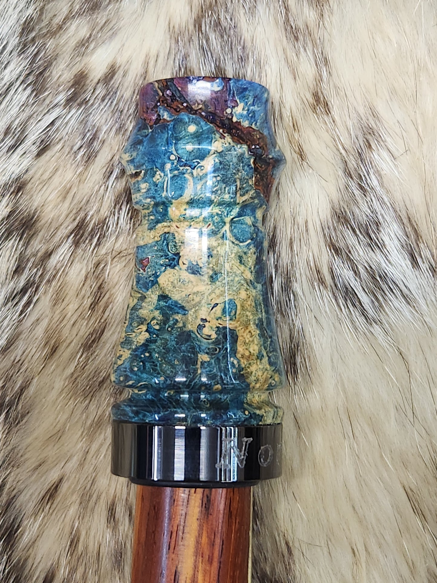 Boxelder burl adjustable deer grunt call