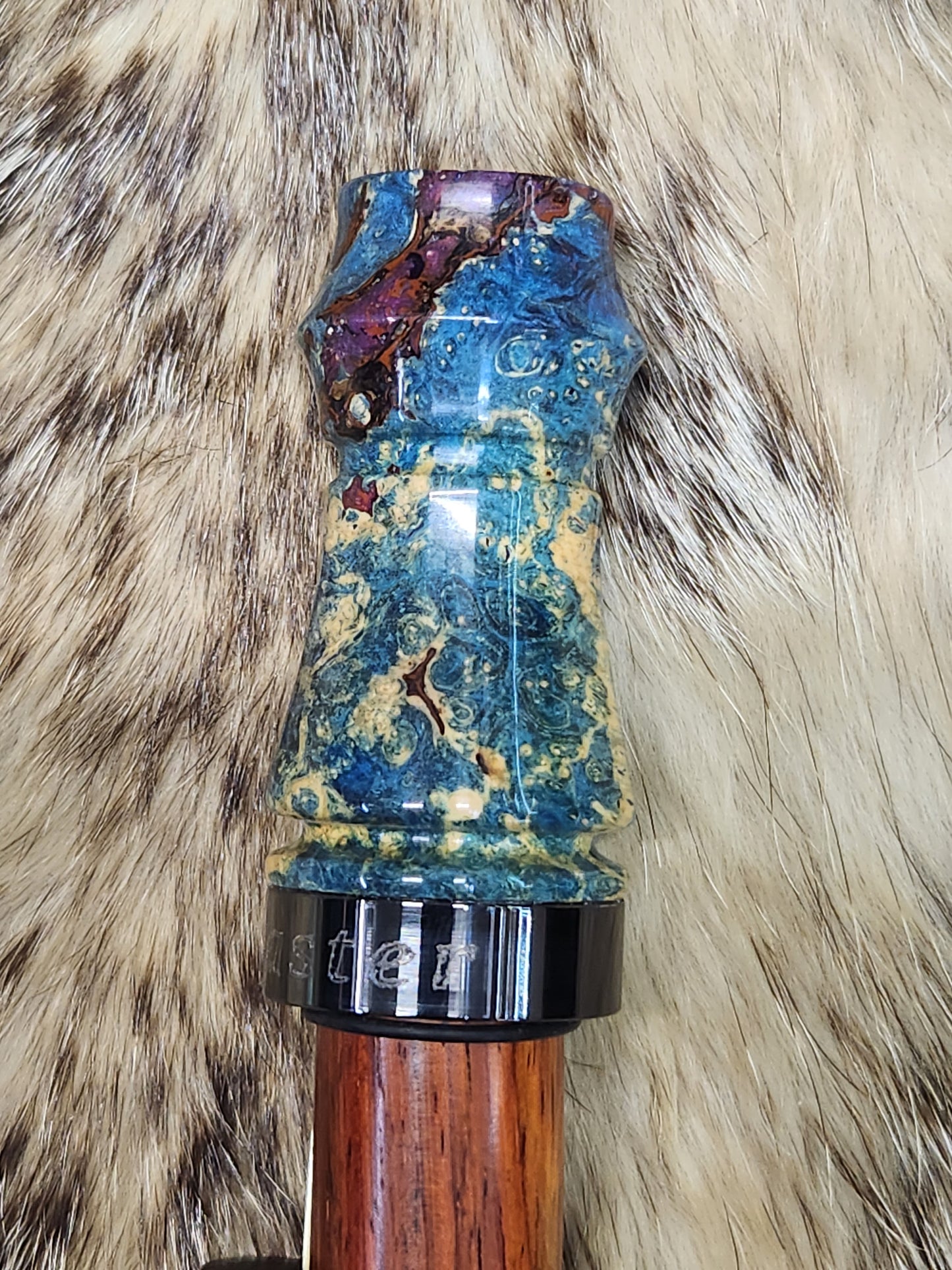 Boxelder burl adjustable deer grunt call