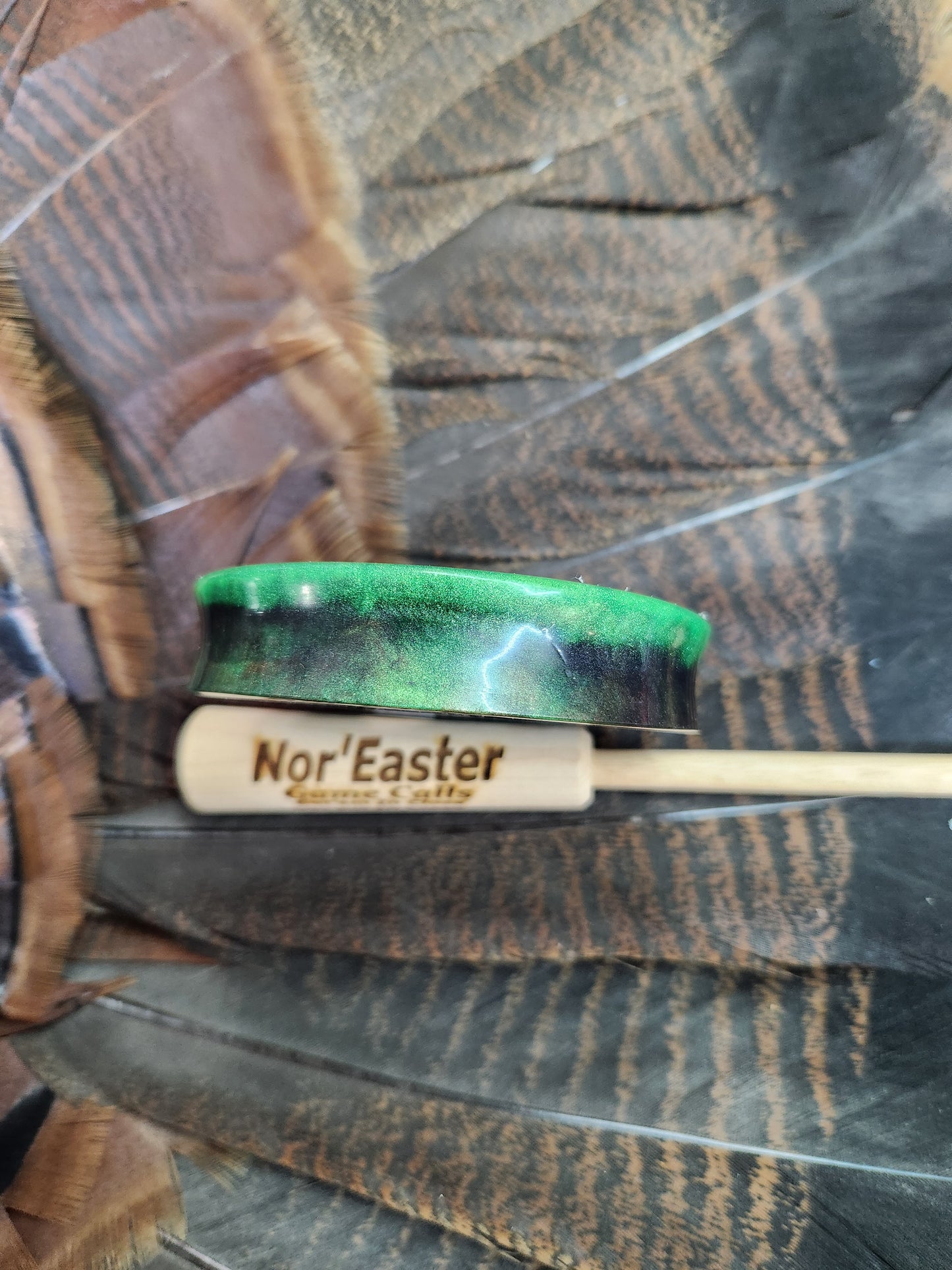 Wind breaker slate top turkey pot call green swamp (p4)