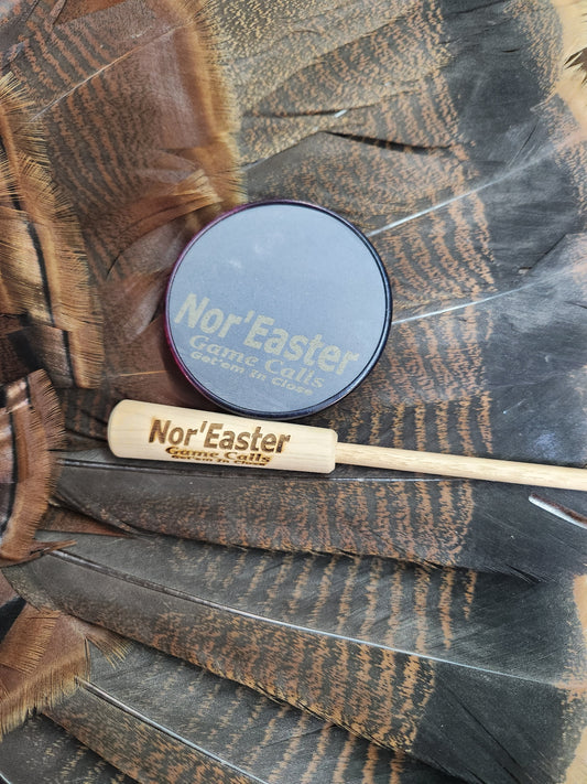 Thin series slate top turkey pot call (p6)