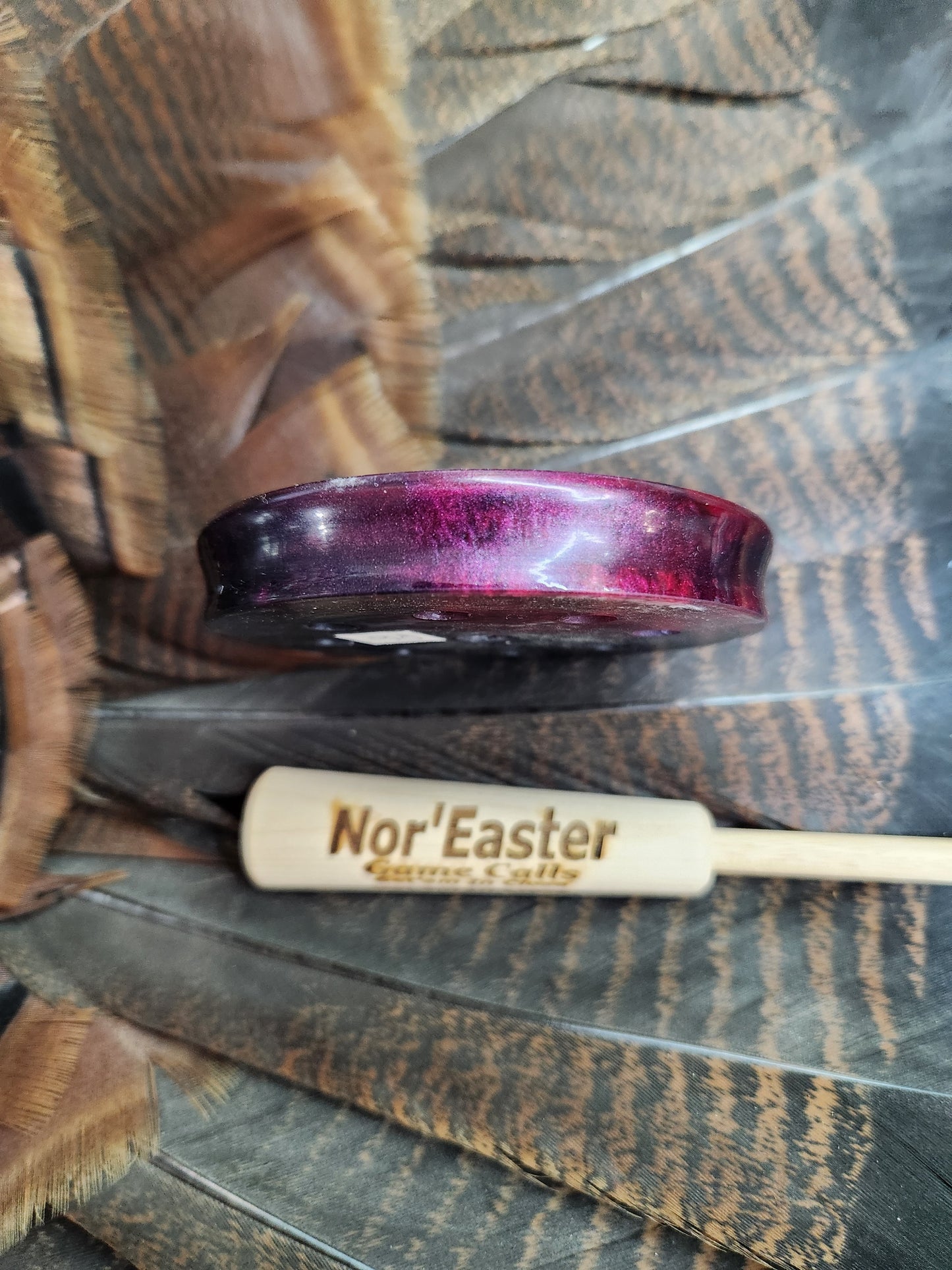 Thin series slate top turkey pot call (p6)