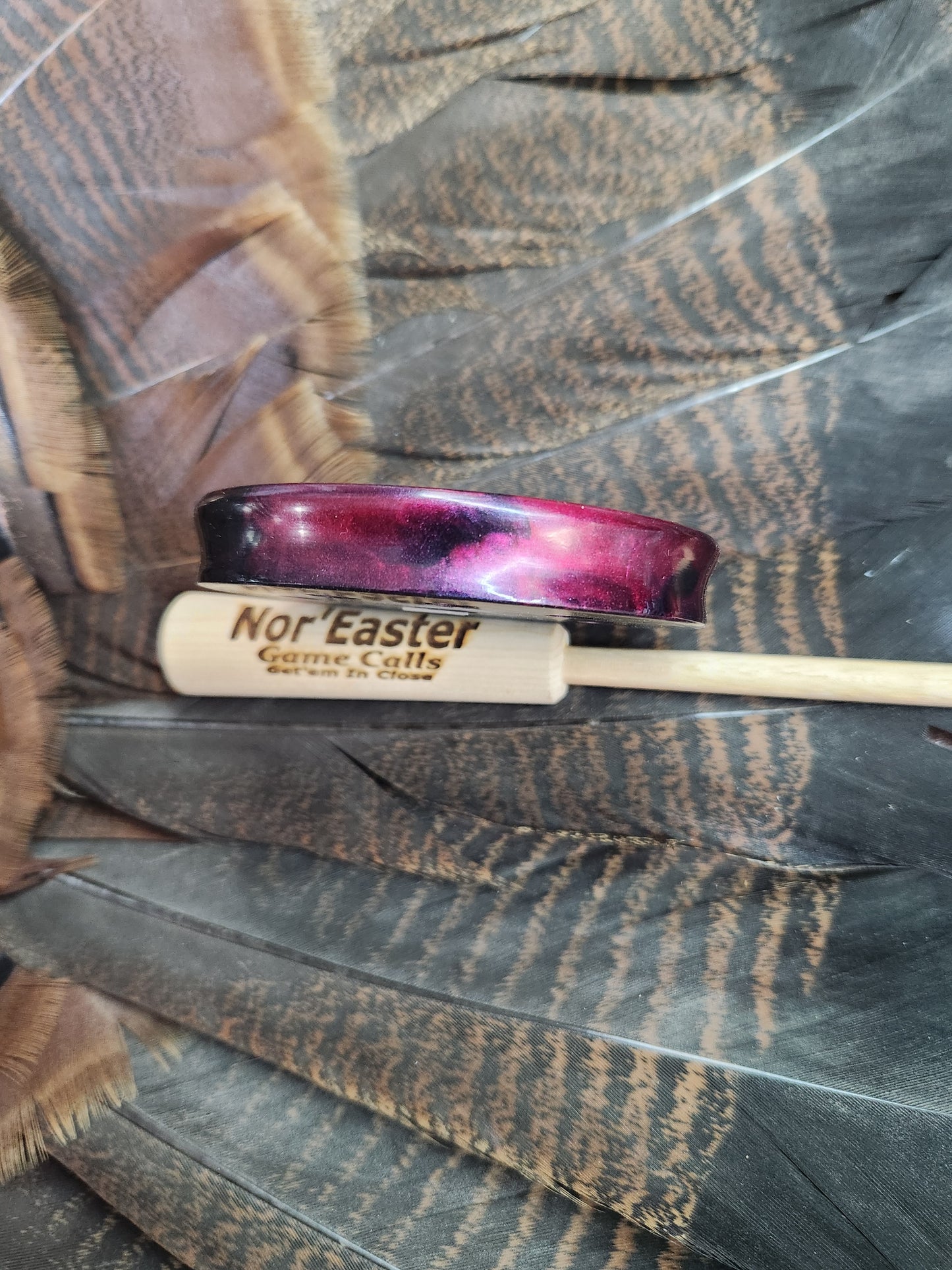 Thin series slate top turkey pot call (p7)