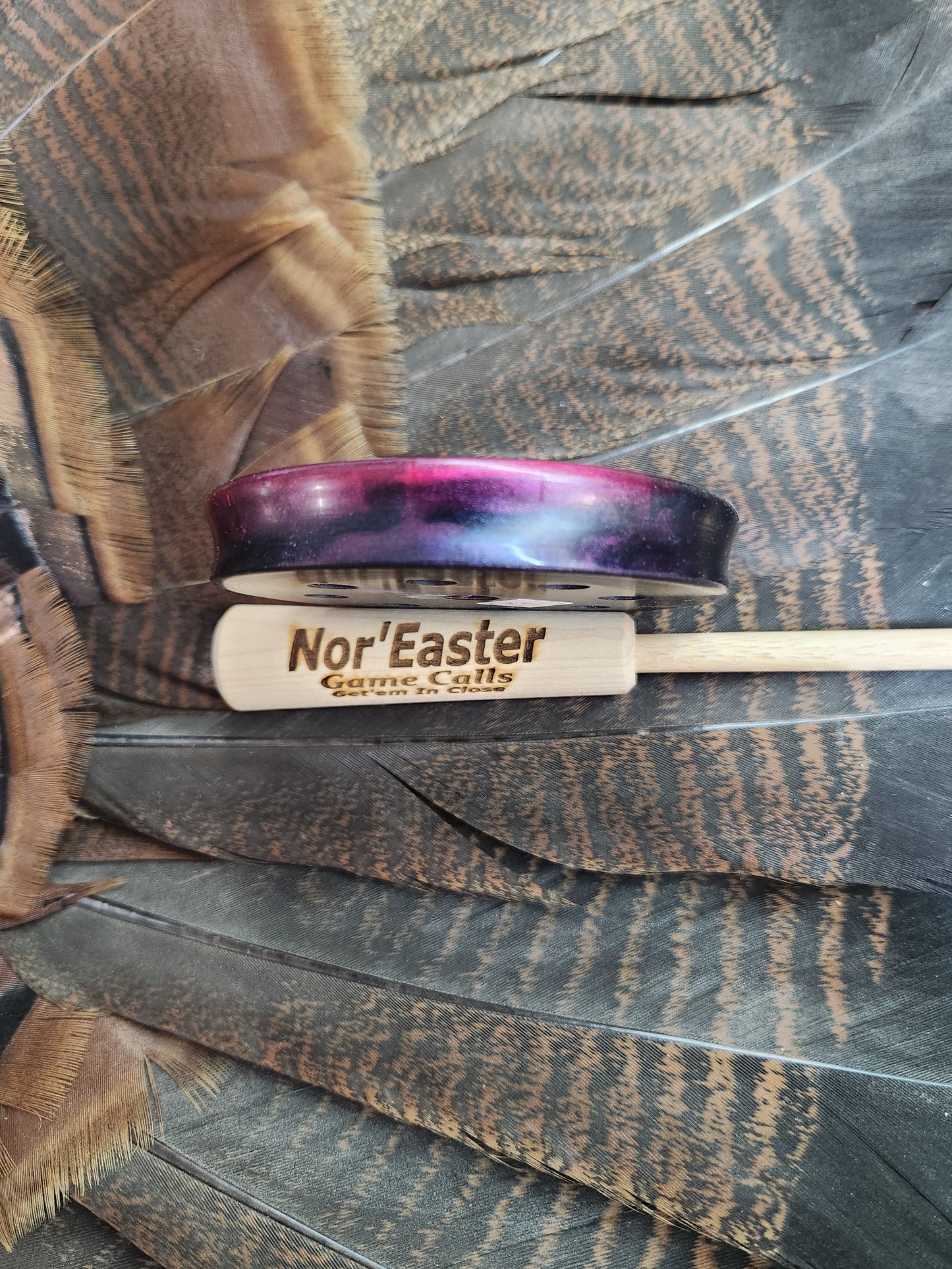 Thin series slate top turkey pot call (p9)